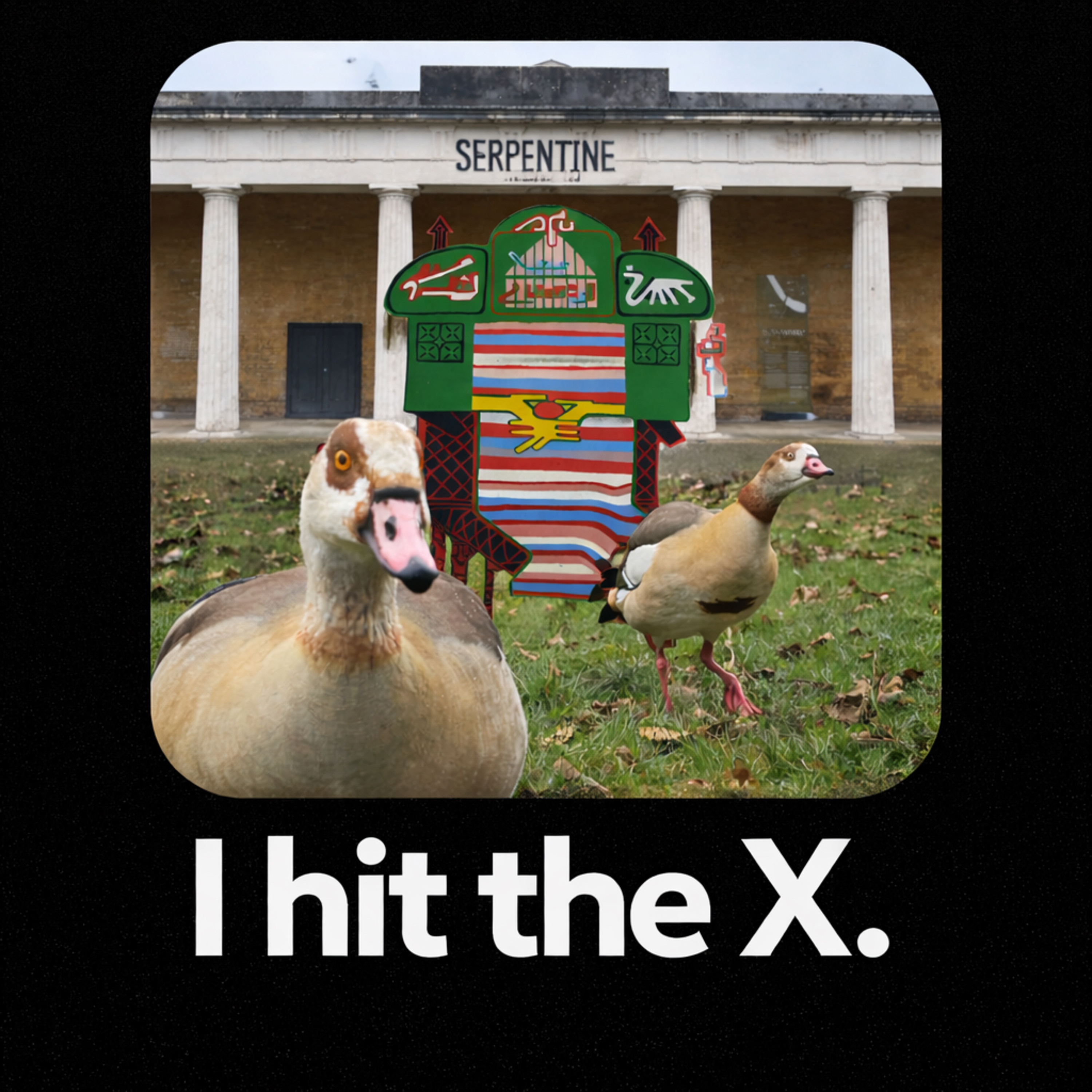 “ I Hit The X “on BBB poetry  episode artwork