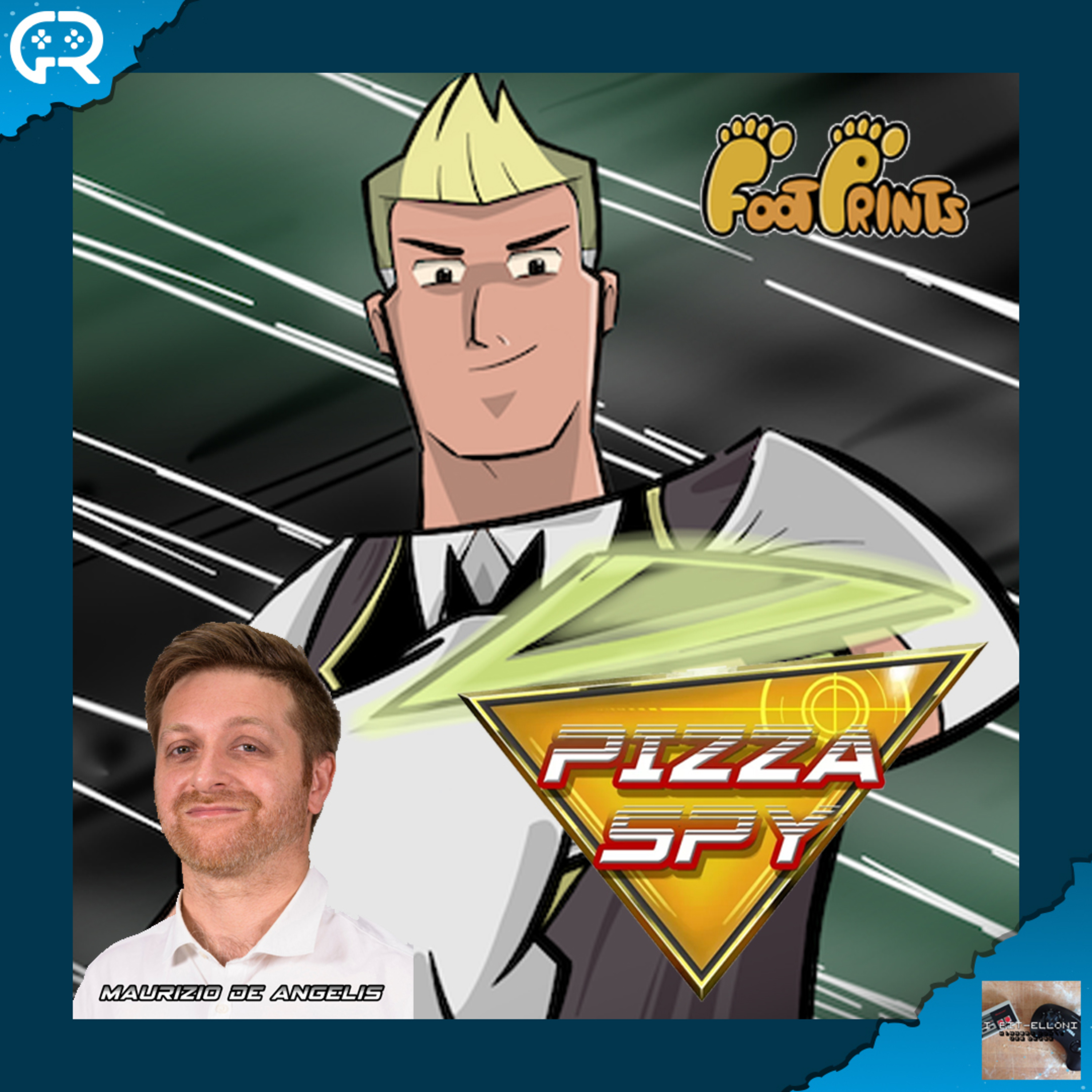 Pizza Spy - ft. Maurizio De Angelis - Footprints Games episode artwork