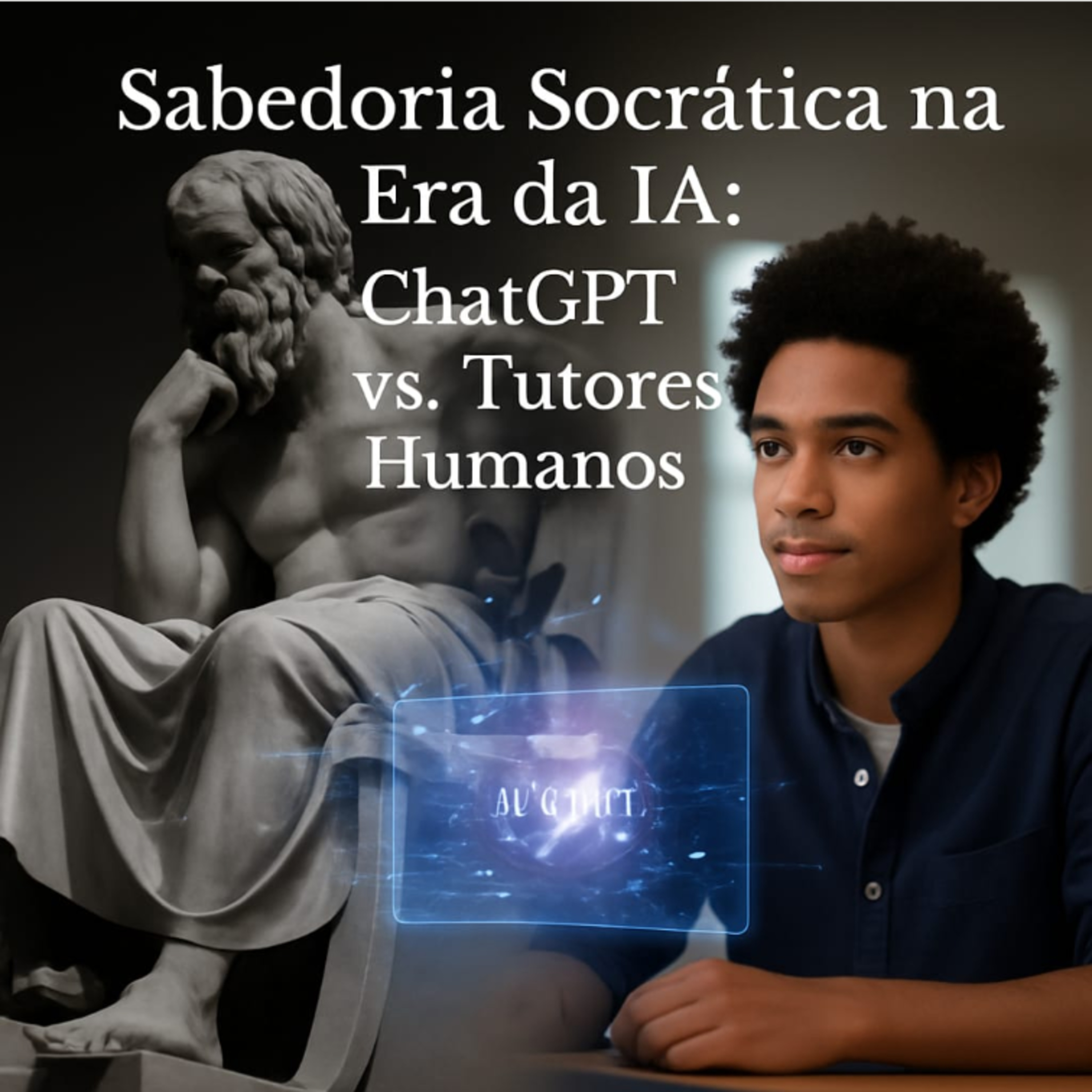 Sabedoria Socrática na Era da IA: ChatGPT vs. Tutores Humanos episode artwork