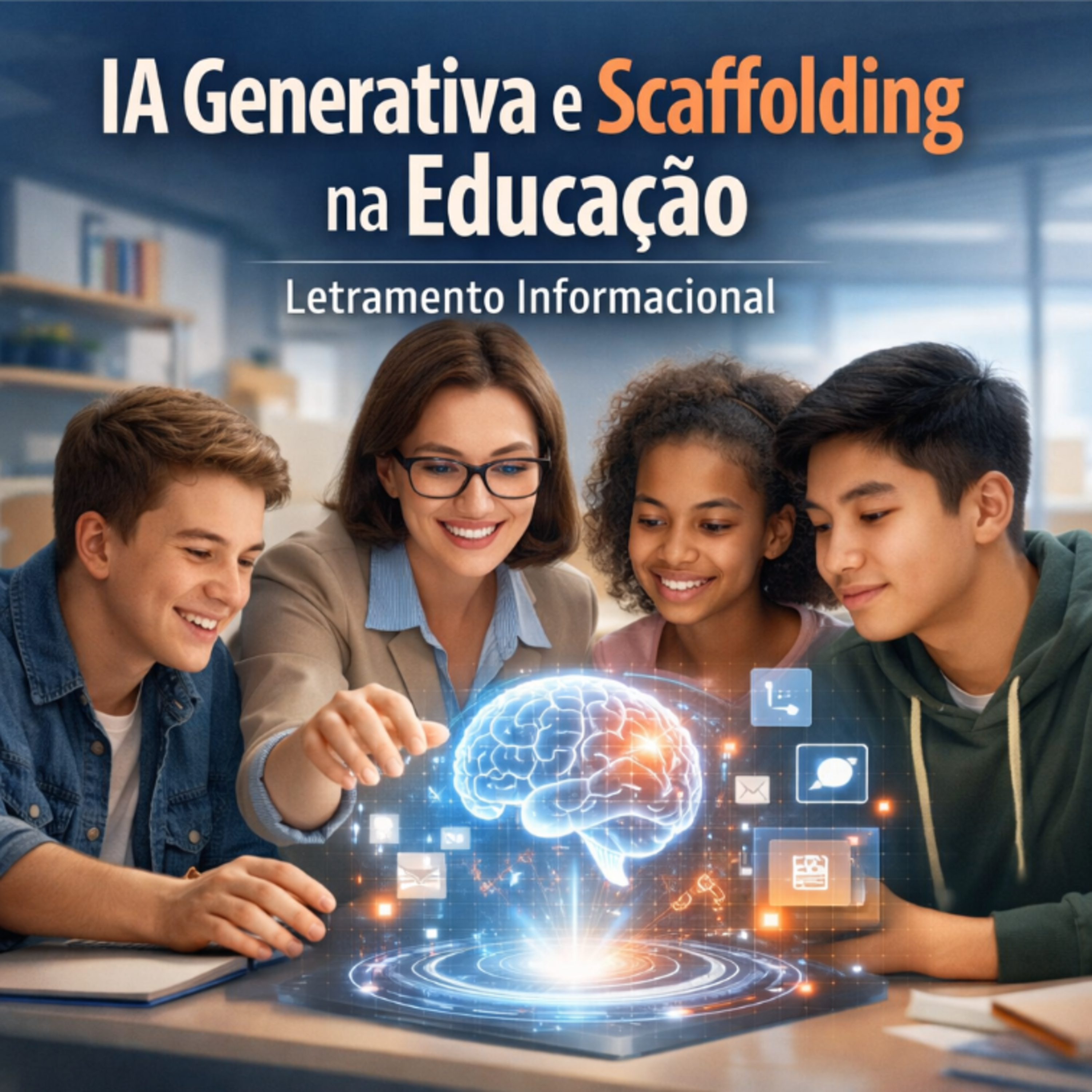 🎓 IA Generativa e Scaffolding na Educação e Letramento Informacional episode artwork