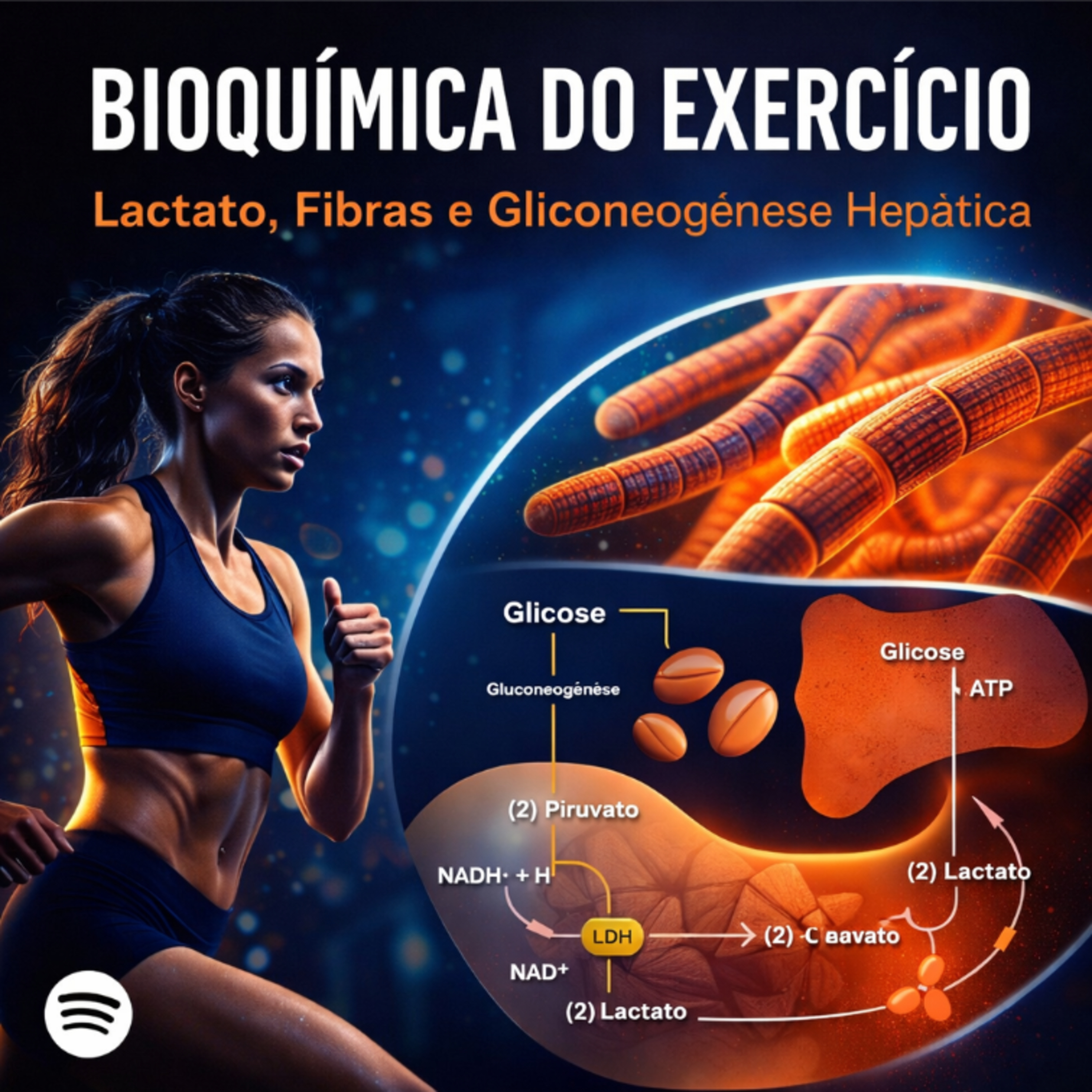 🔋 Bioquímica do Exercício: Lactato, Fibras e Gliconeogênese Hepática episode artwork