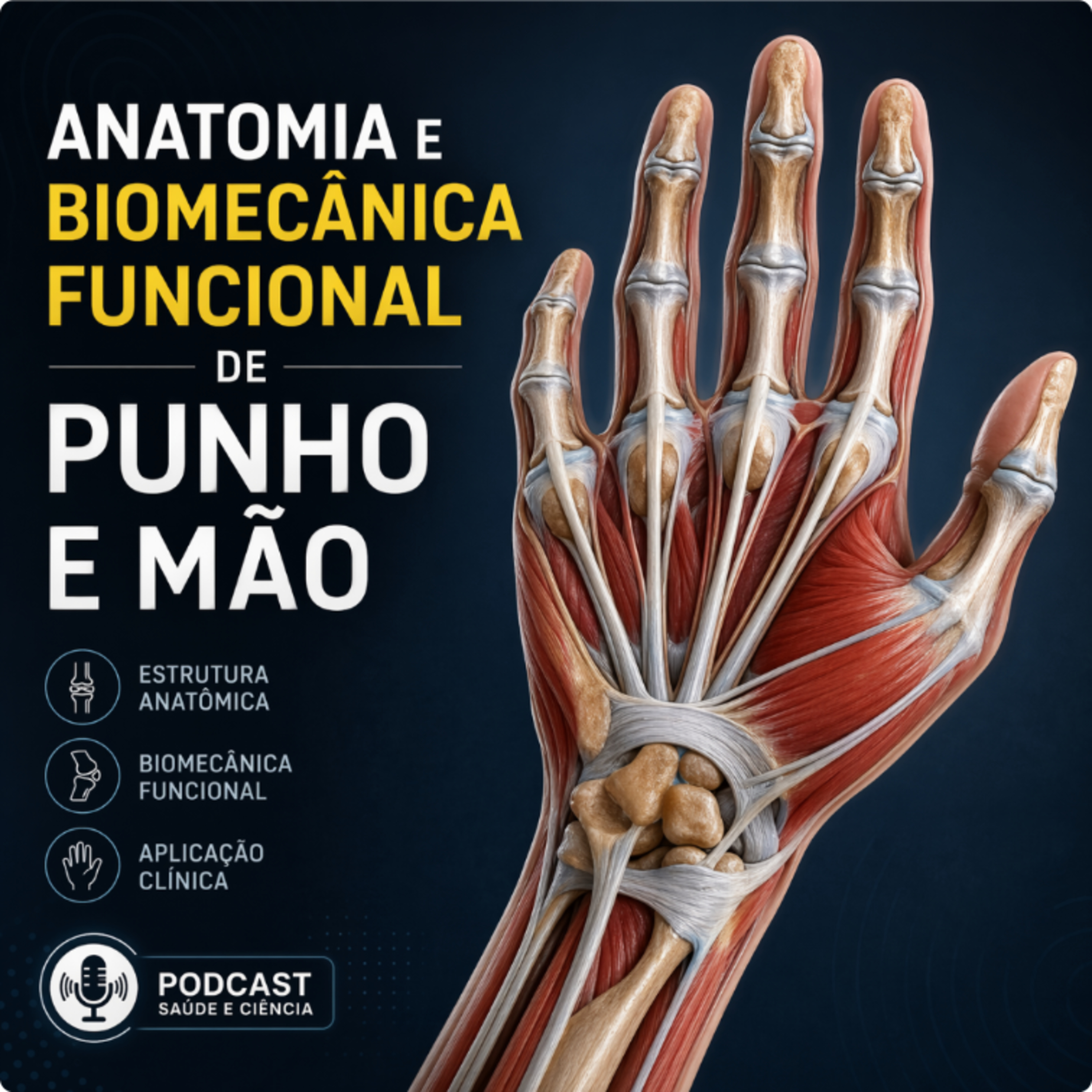 🦴 Anatomia e Biomecânica Funcional de Punho e Mão episode artwork