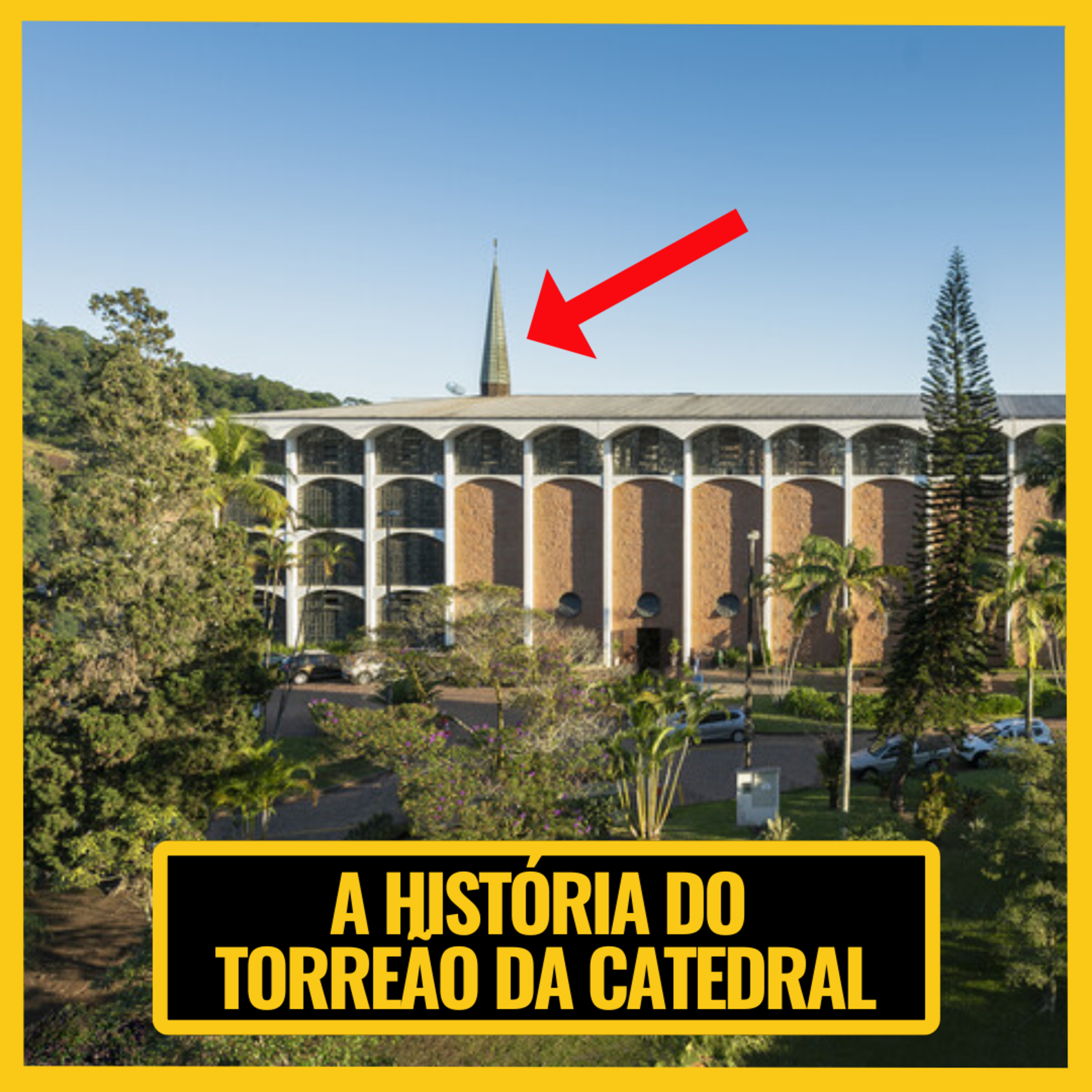 O QUE SIGNIFICA ESSA TORRE NO TELHADO DA CATEDRAL DE BLUMENAU - JURO QUE É VERDADE #082