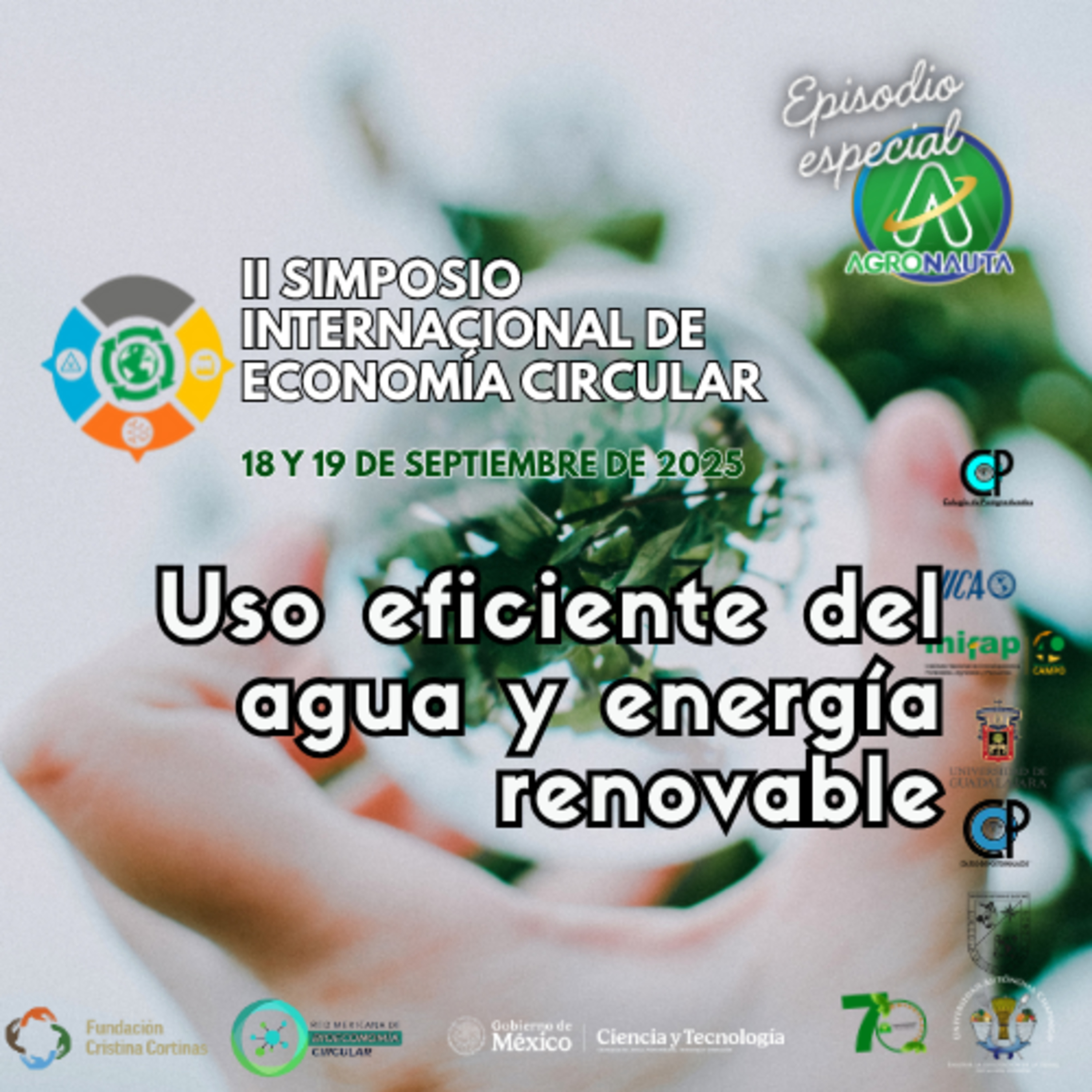 II Simposio Internacional de Enomía Circular: Uso eficiente del agua y energía renovable.