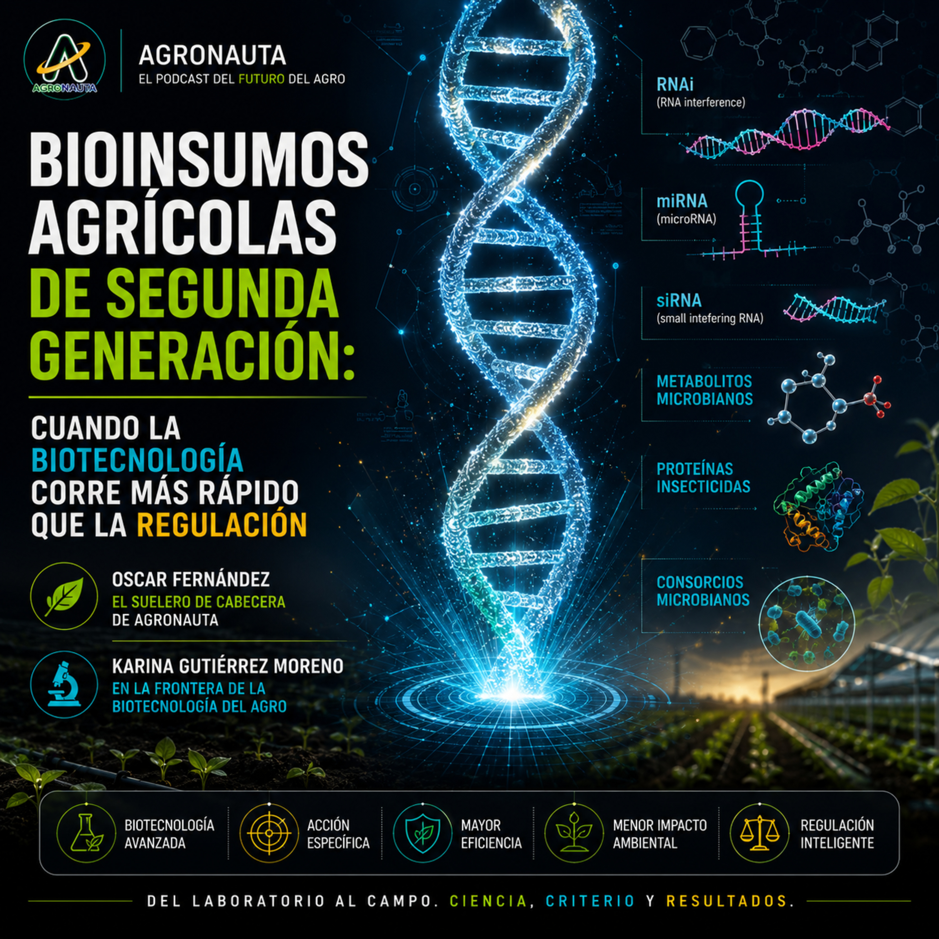Bioinsumos agrícolas de segunda generación: cuando la biotecnología corre más rápido que la regulación