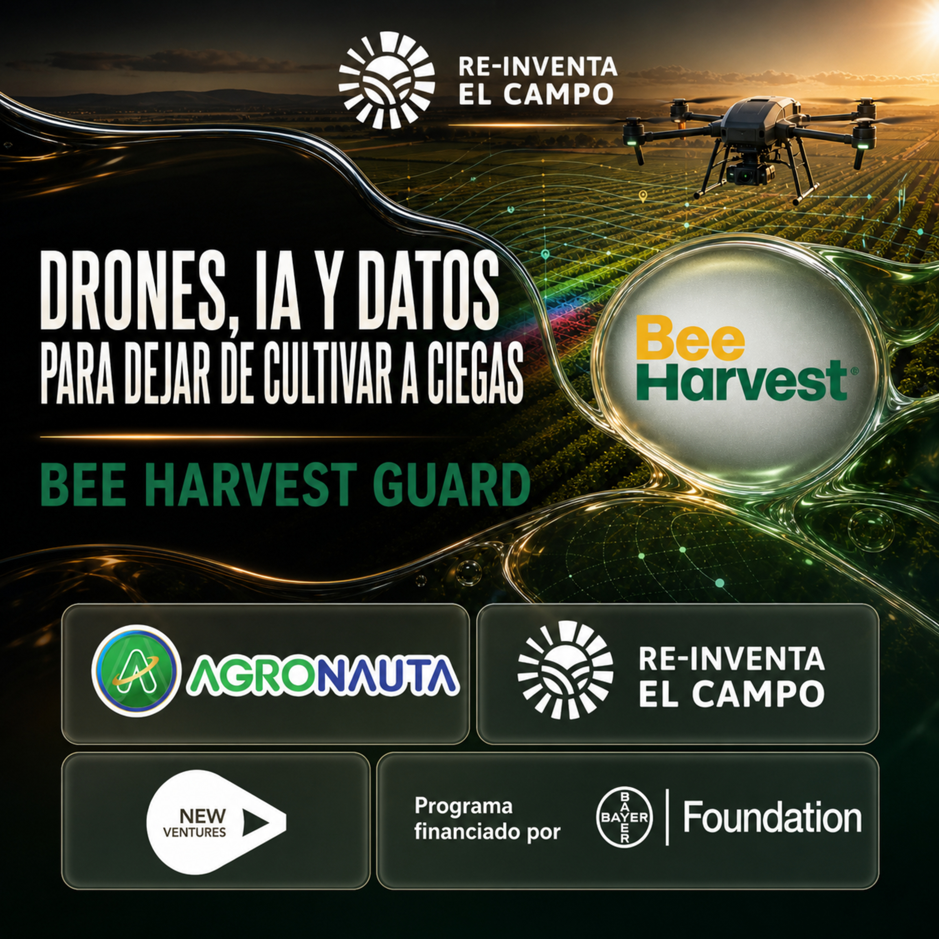 RE-INVENTA EL CAMPO: Drones, IA y datos para dejar de cultivar a ciegas | Bee Harvest Guard episode artwork