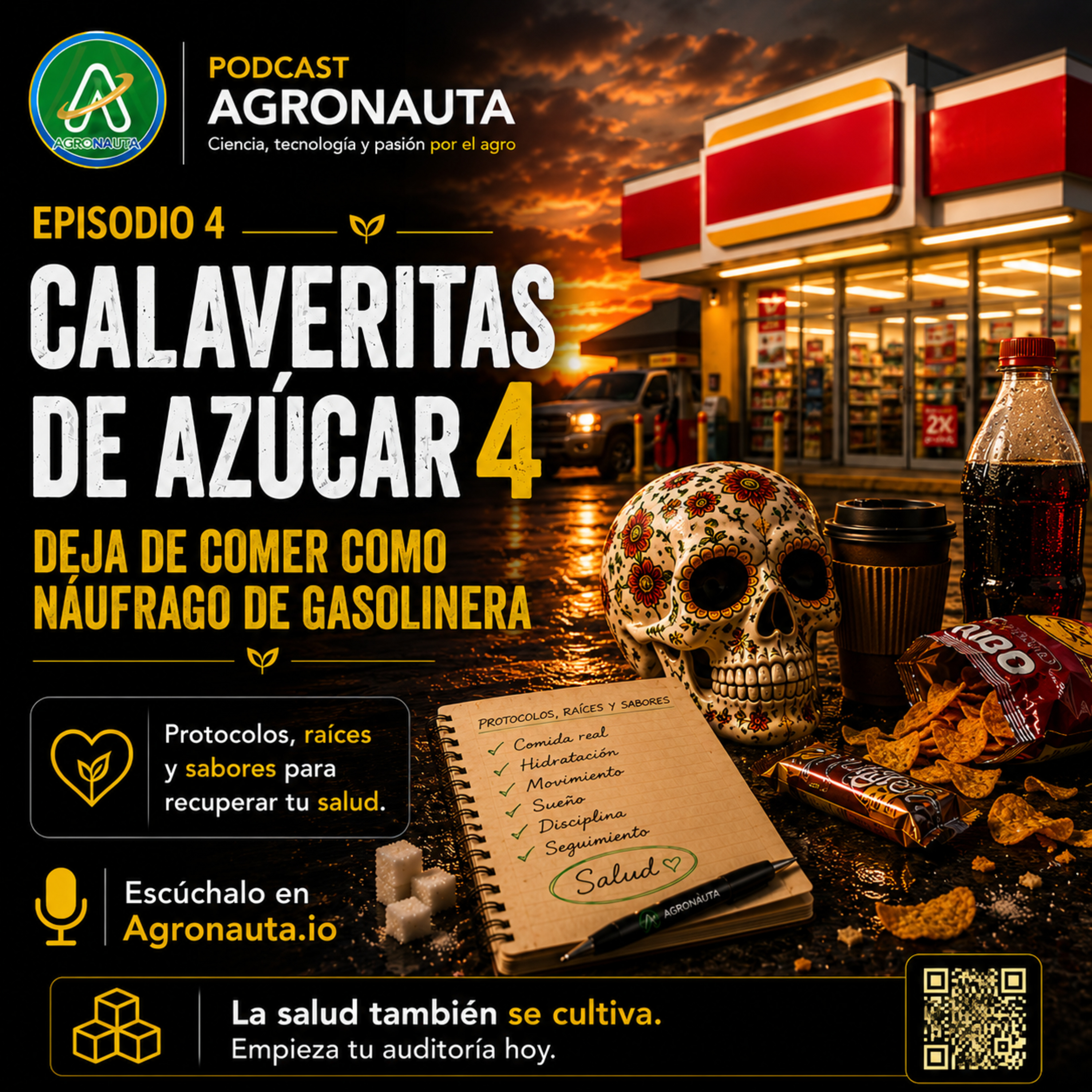 Calaveritas de Azúcar 4: deja de comer como náufrago de gasolinera episode artwork