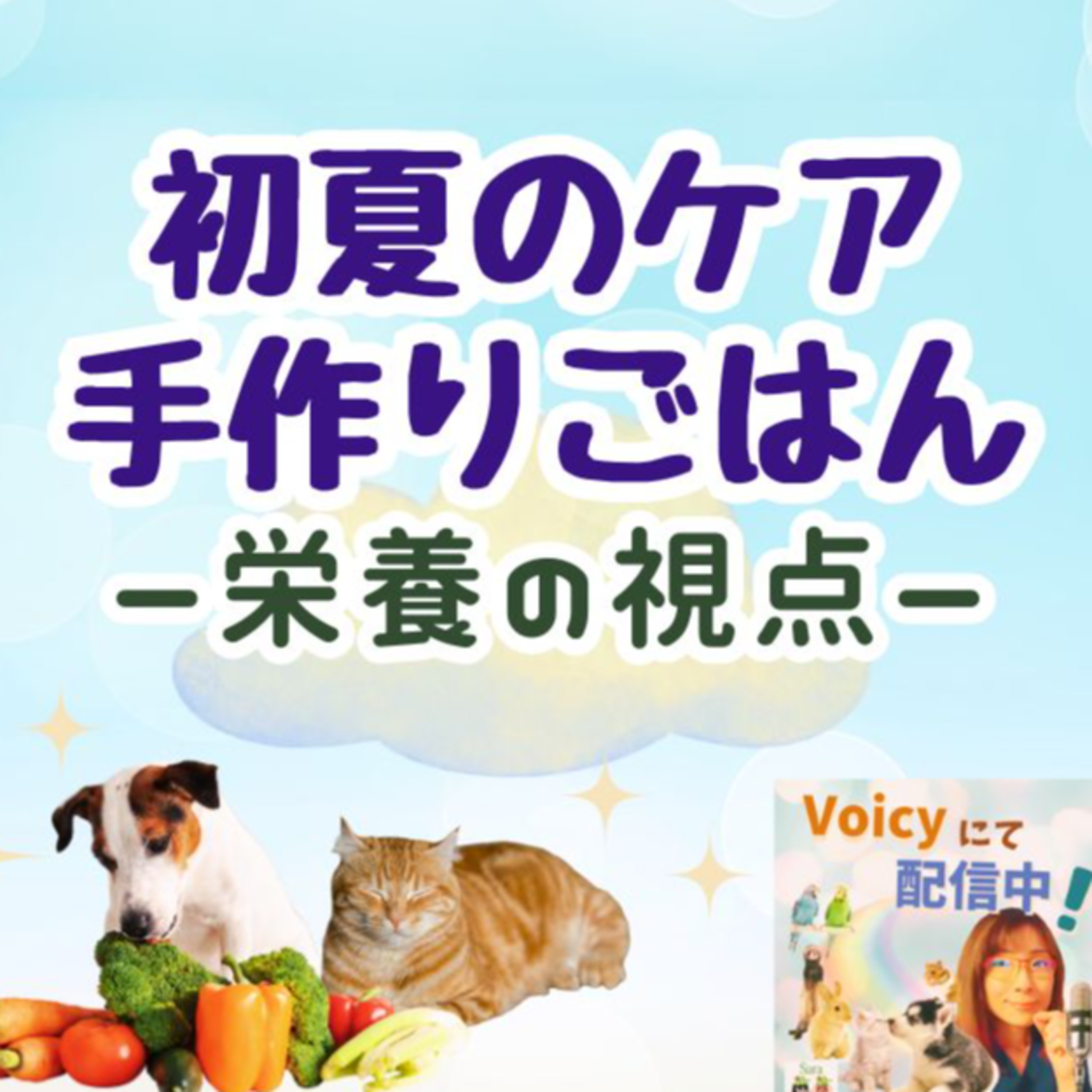 一般公開LIVE🍀初夏のケア：手作りごはん・栄養の対策🏡 episode artwork