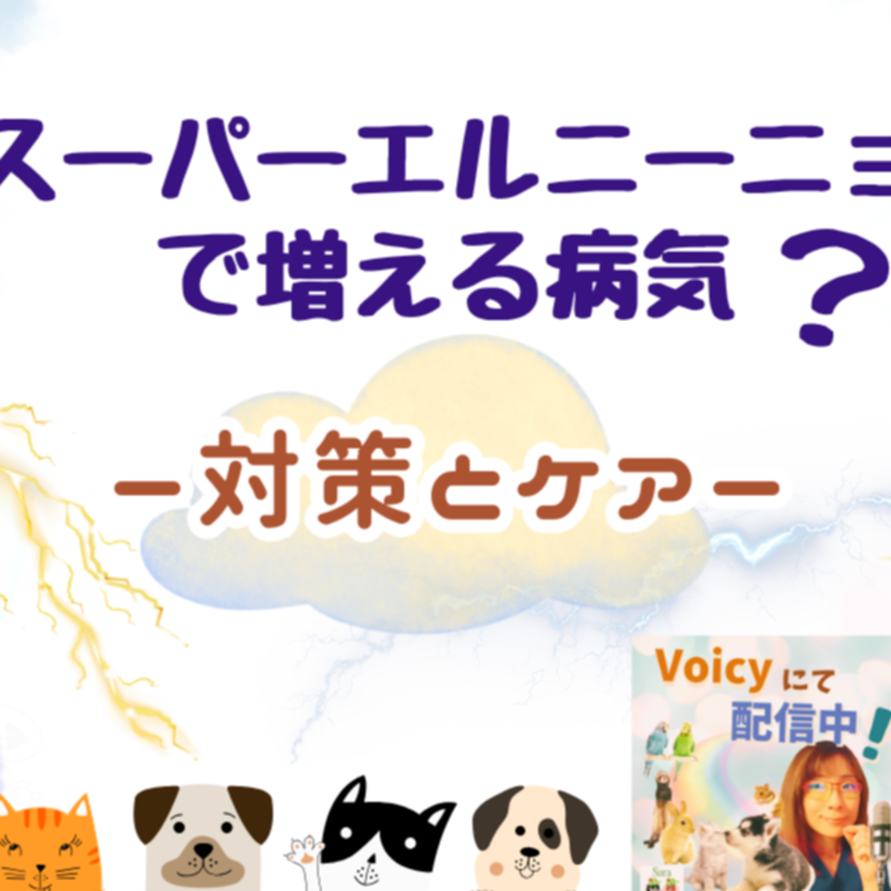 一般公開LIVE🍀スーパーエルニーニョで殺人熱波がくる❓対策は・・🐶🐱 episode artwork