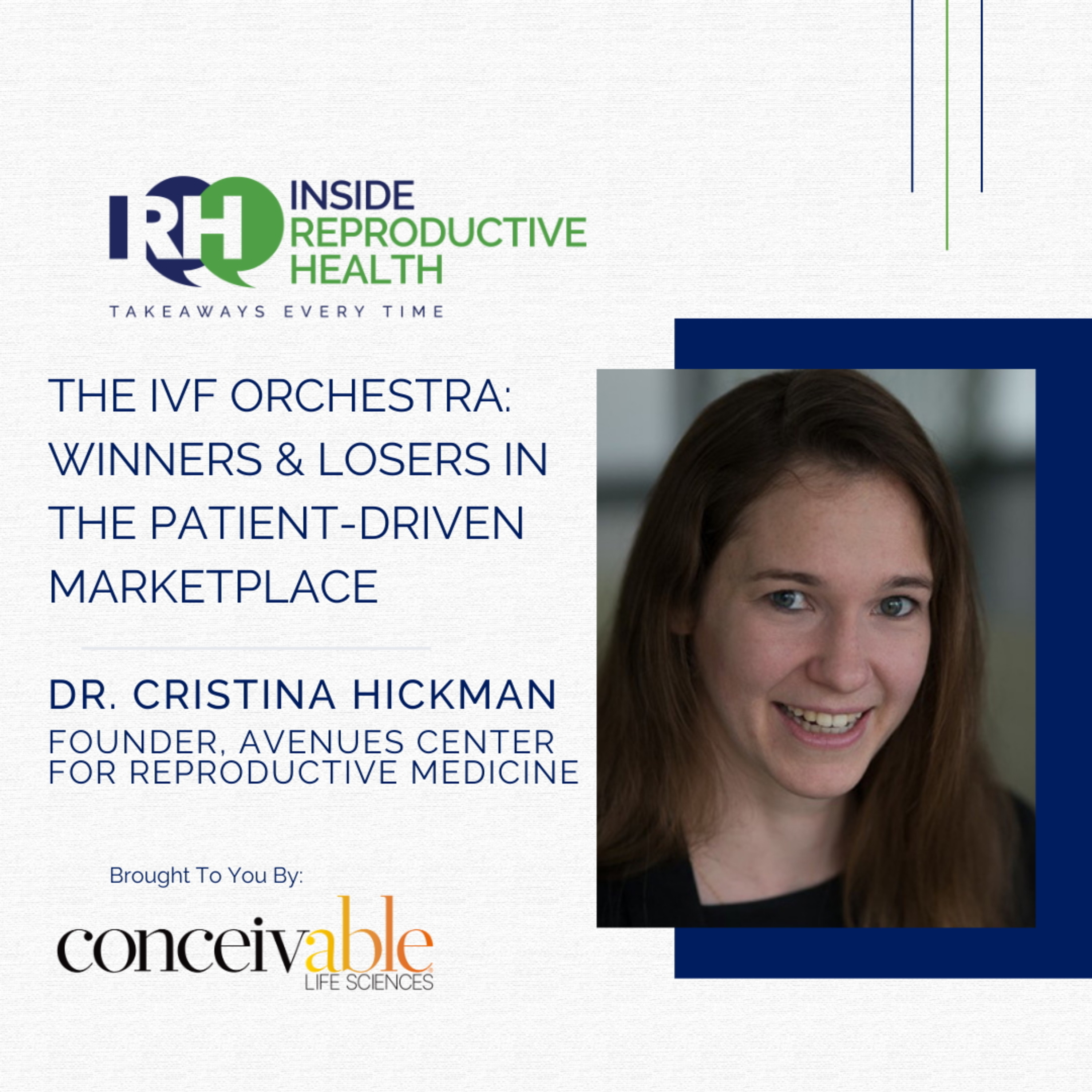 244 The IVF Orchestra: Winners & Losers In the Patient-Driven Marketplace. Dr. Cristina Hickman episode artwork