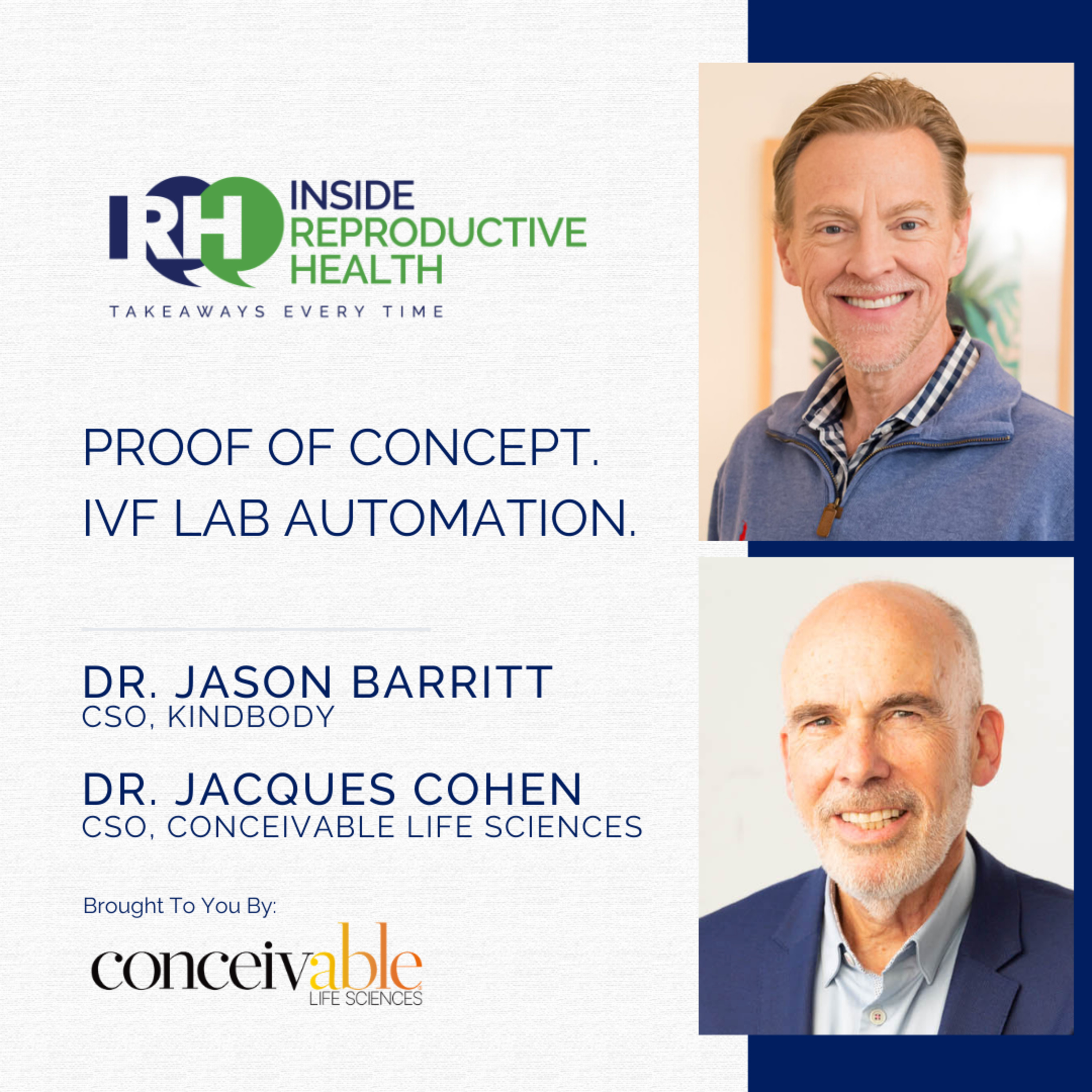 283 Proof of Concept. IVF Lab Automation. Drs. Jason Barritt & Jacques Cohen