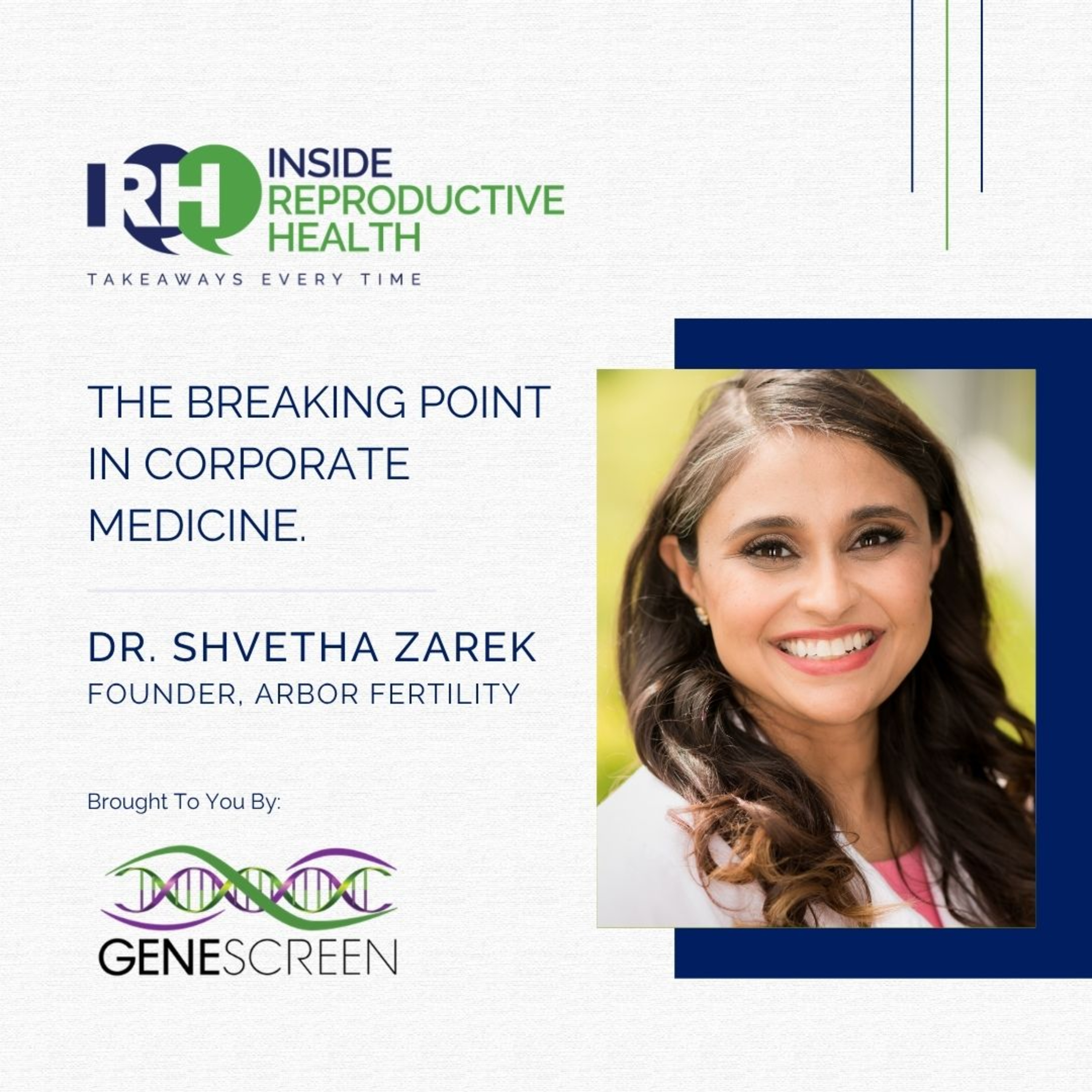 296 The Breaking Point in Corporate Medicine. Dr. Shvetha Zarek episode artwork