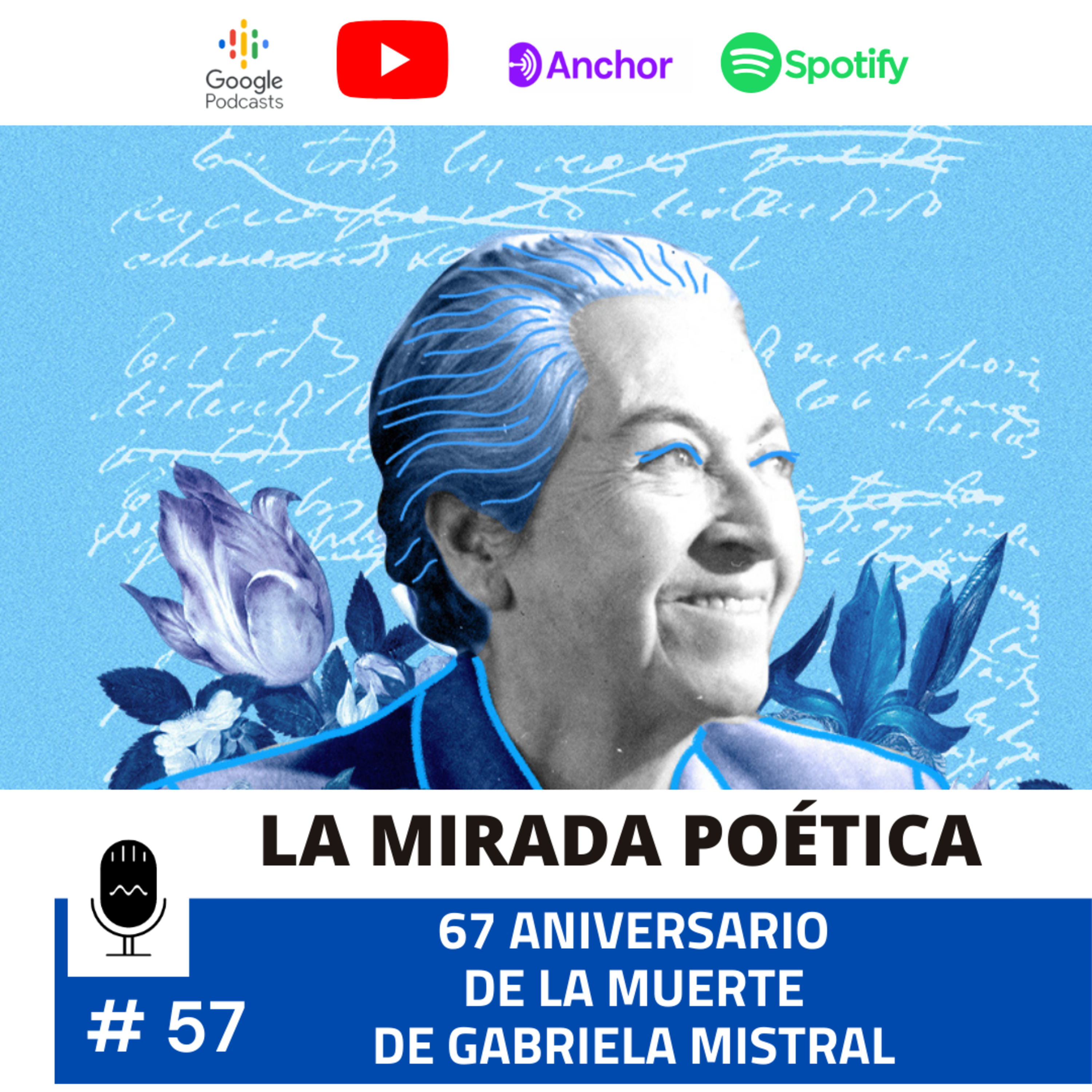 # 57 | LXVII ANIVERSARIO DE LA MUERTE DE GABRIELA MISTRAL | LA MIRADA POÉTICA episode artwork