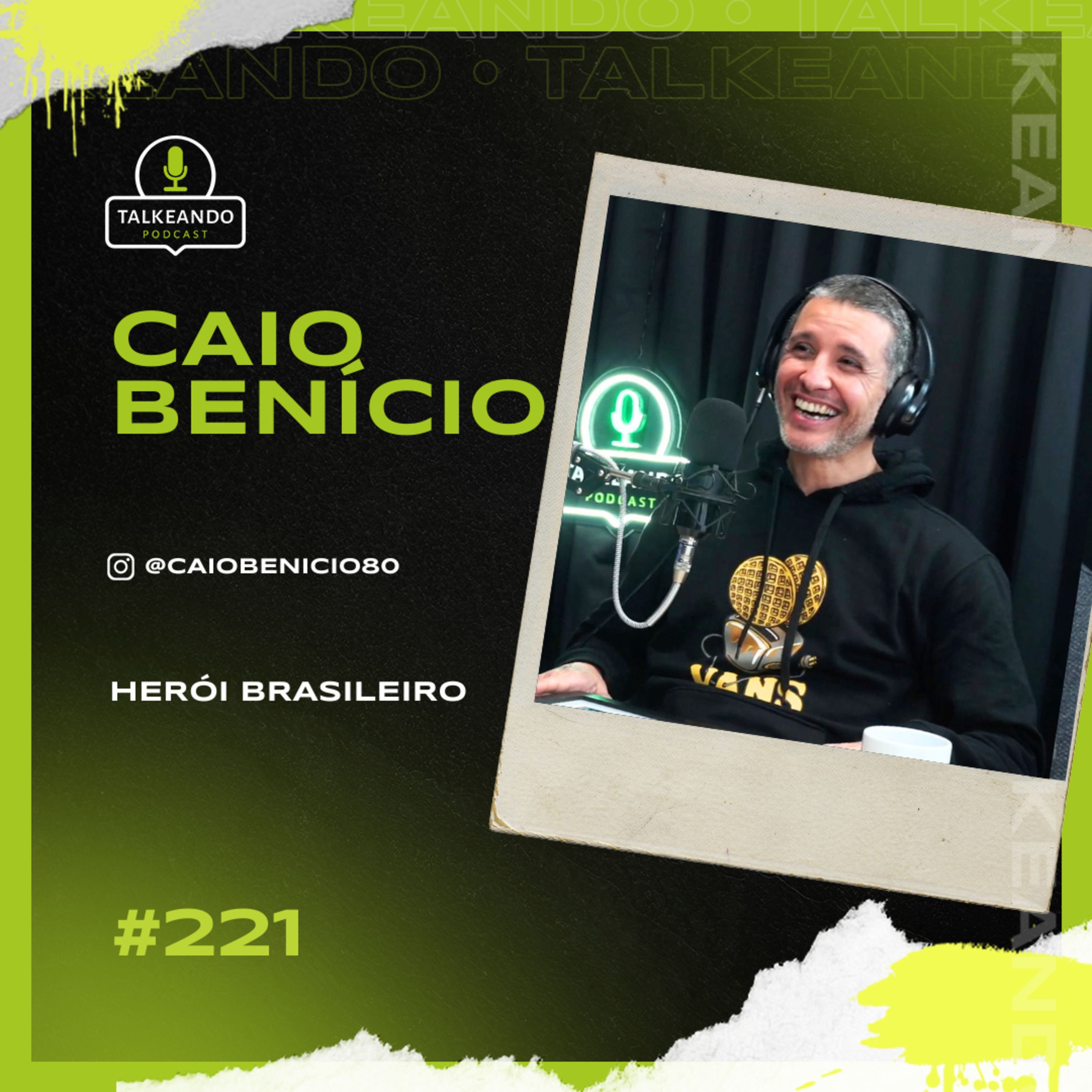 Caio Benício - Herói brasileiro que evitou uma tragédia em Dublin | Talkeando Podcast #221 episode artwork