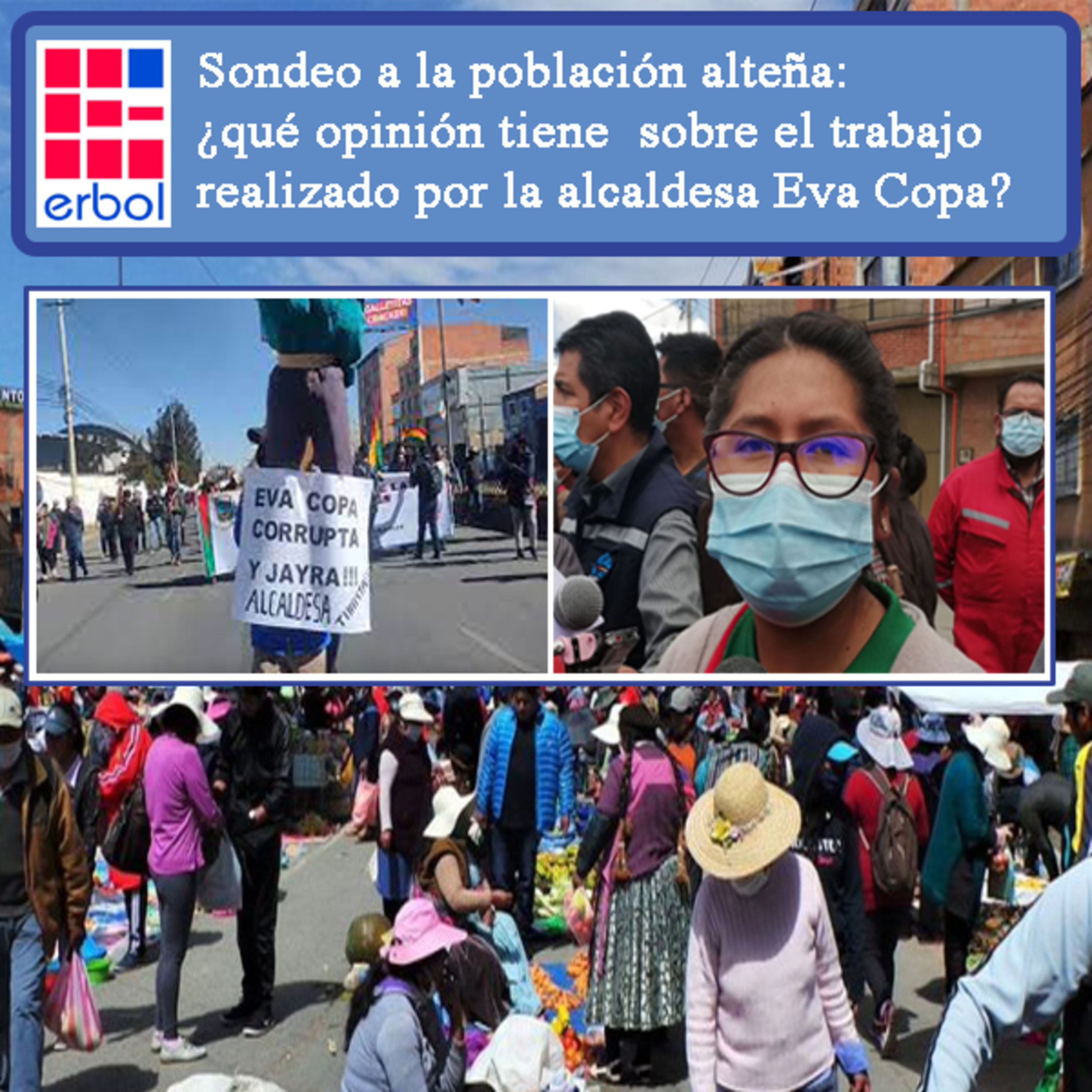 Sondeo a la población alteña: ¿qué opinión tiene sobre el trabajo realizado por la alcaldesa Eva Copa? episode artwork