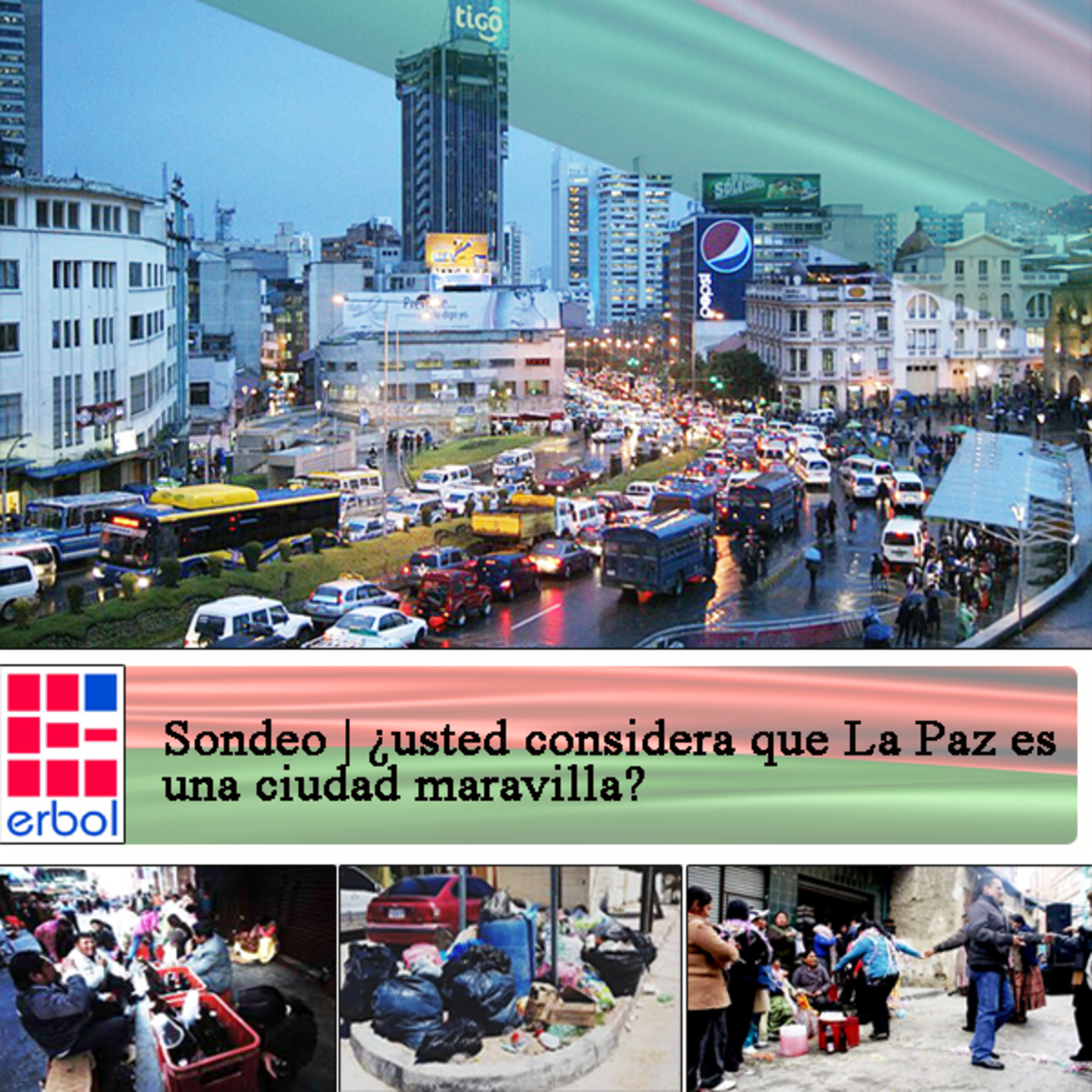 Sondeo | ¿usted considera que La Paz es una ciudad maravilla? episode artwork
