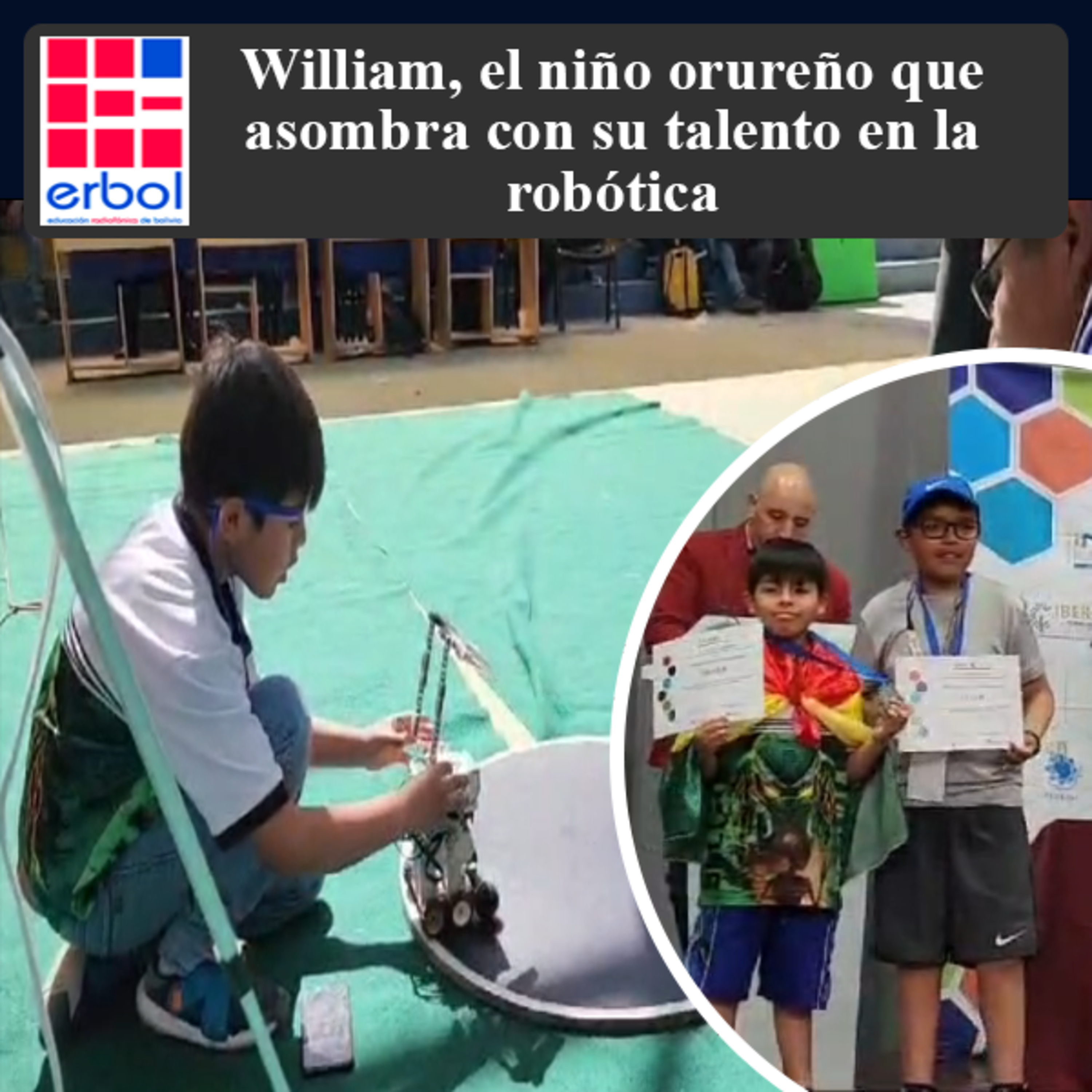 William, el niño orureño que asombra con su talento en la robótica episode artwork