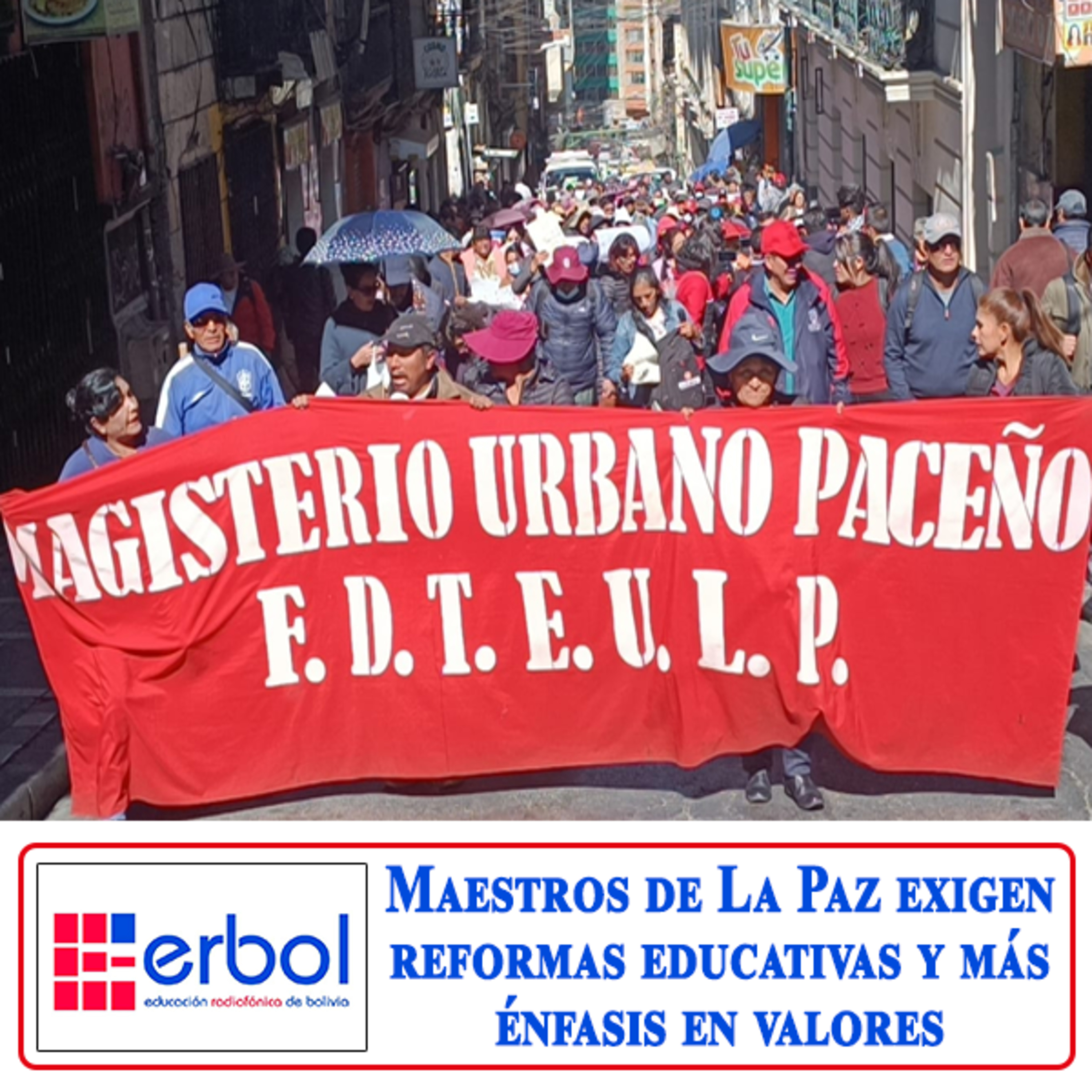 Maestros de La Paz exigen reformas educativas y más énfasis en valores episode artwork