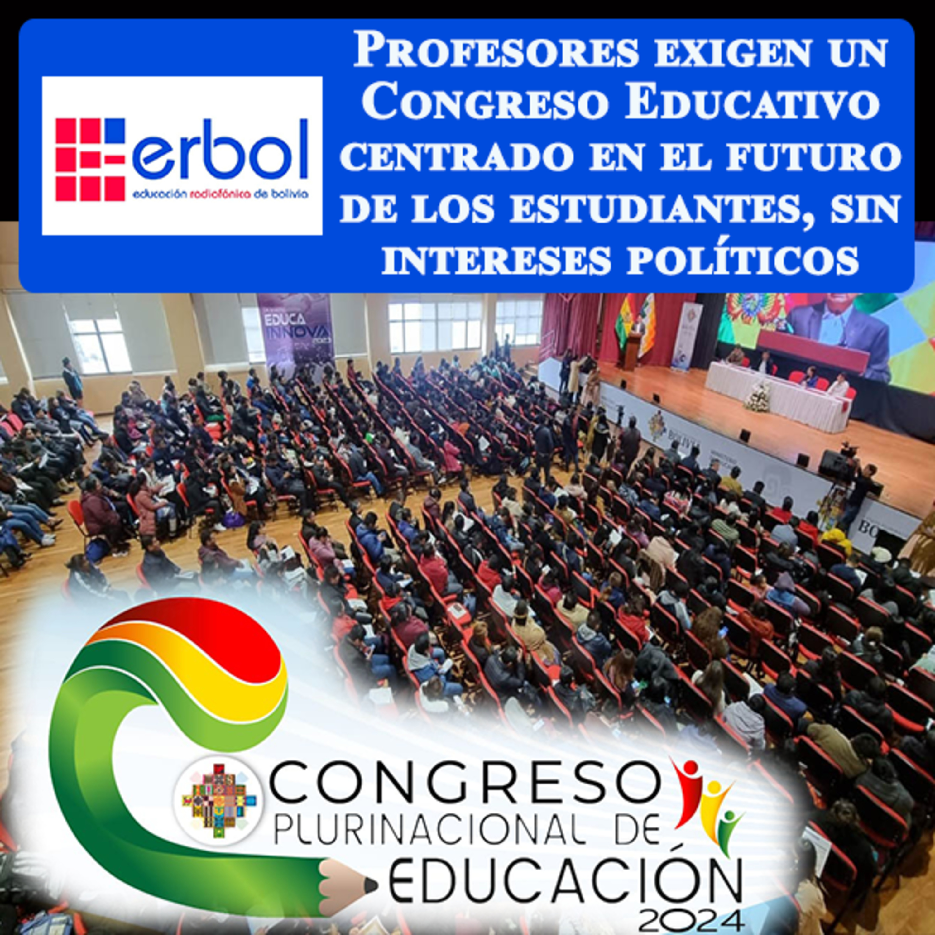 Profesores exigen un Congreso Educativo centrado en el futuro de los estudiantes, sin intereses políticos episode artwork