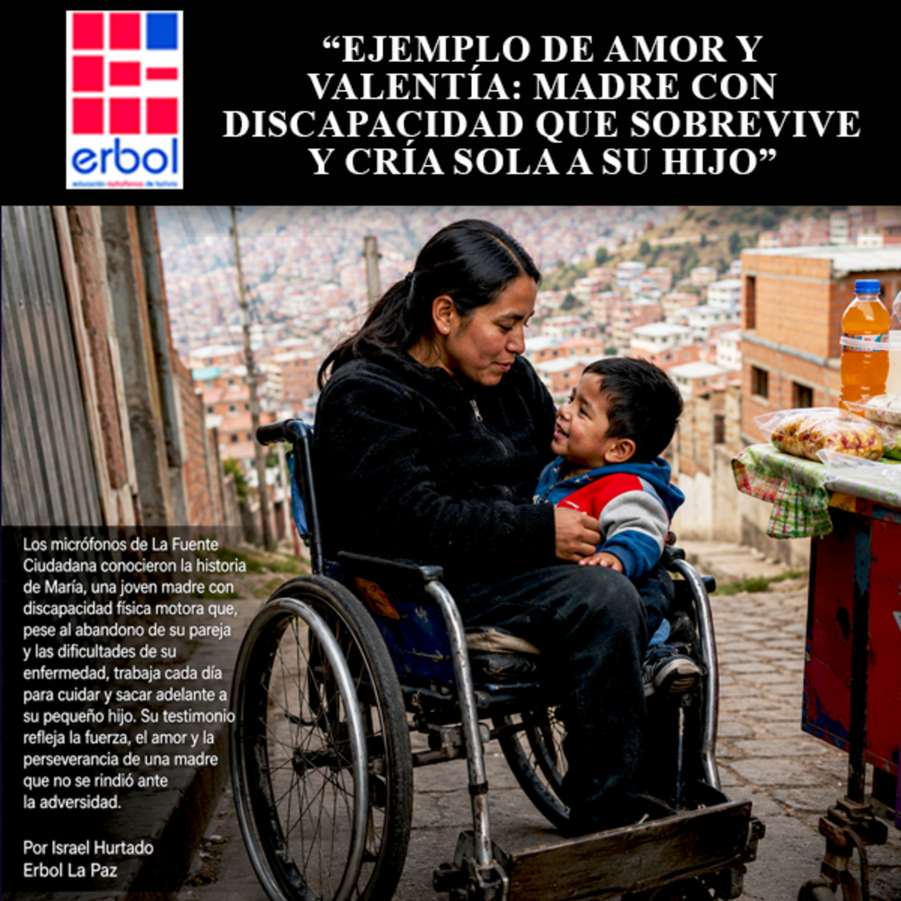 La historia de vida de una madre con discapacidad que lucha sola para sacar adelante a su hijo. episode artwork