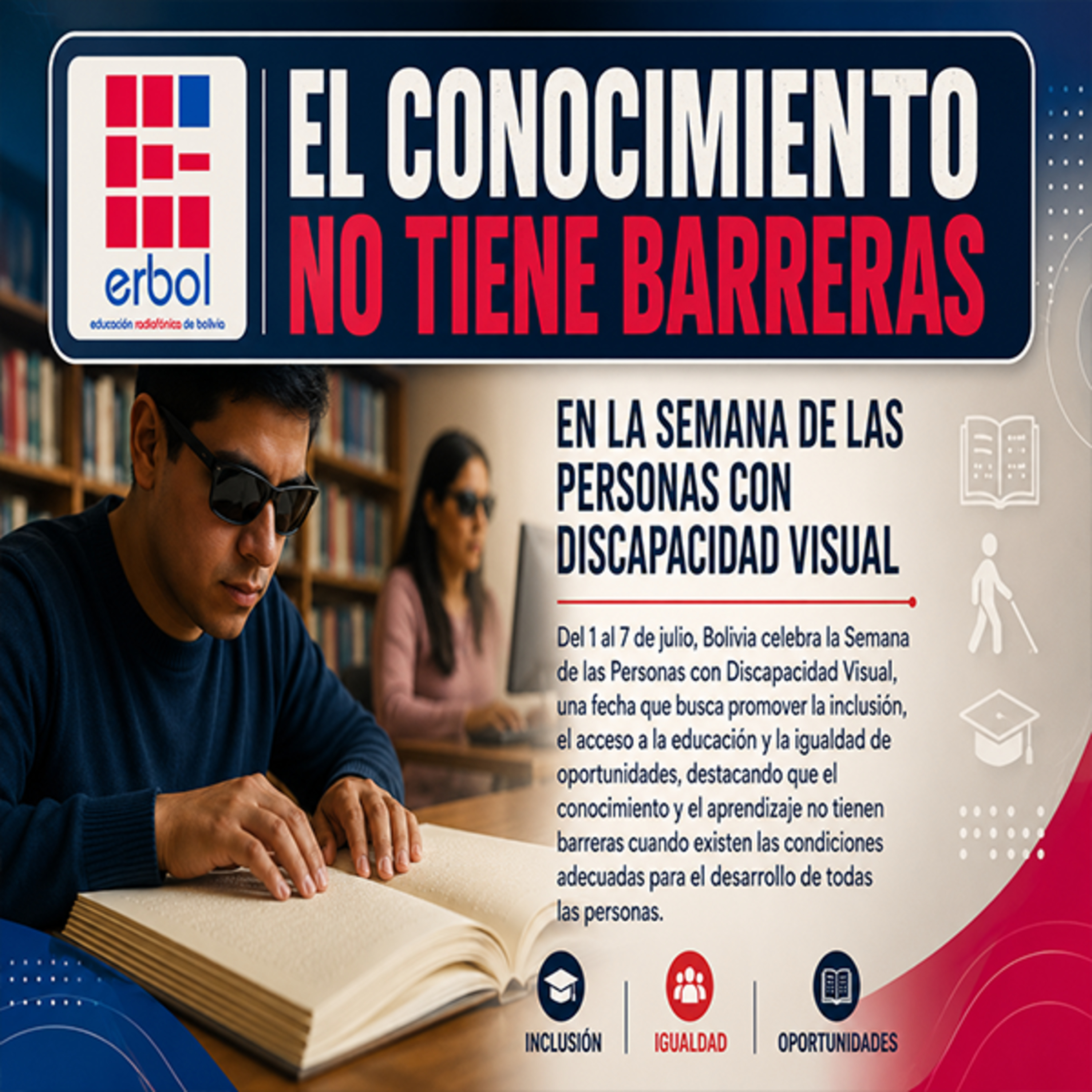 El conocimiento no tiene barreras en la semana de las personas con discapacidad visual episode artwork