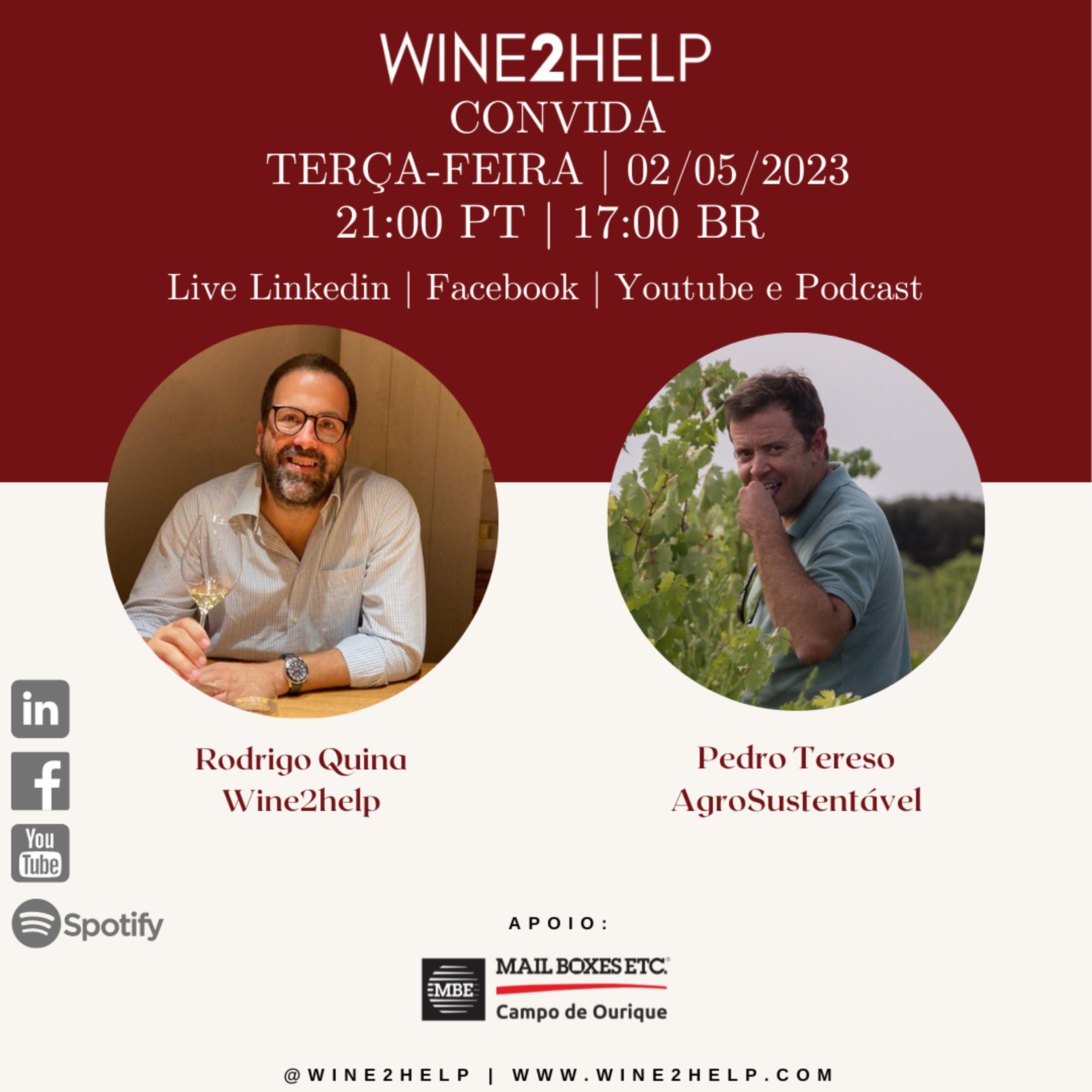 Vinho, Mercado, Vendas e Negócios - Wine2Help - Podcast por Rodrigo Quina