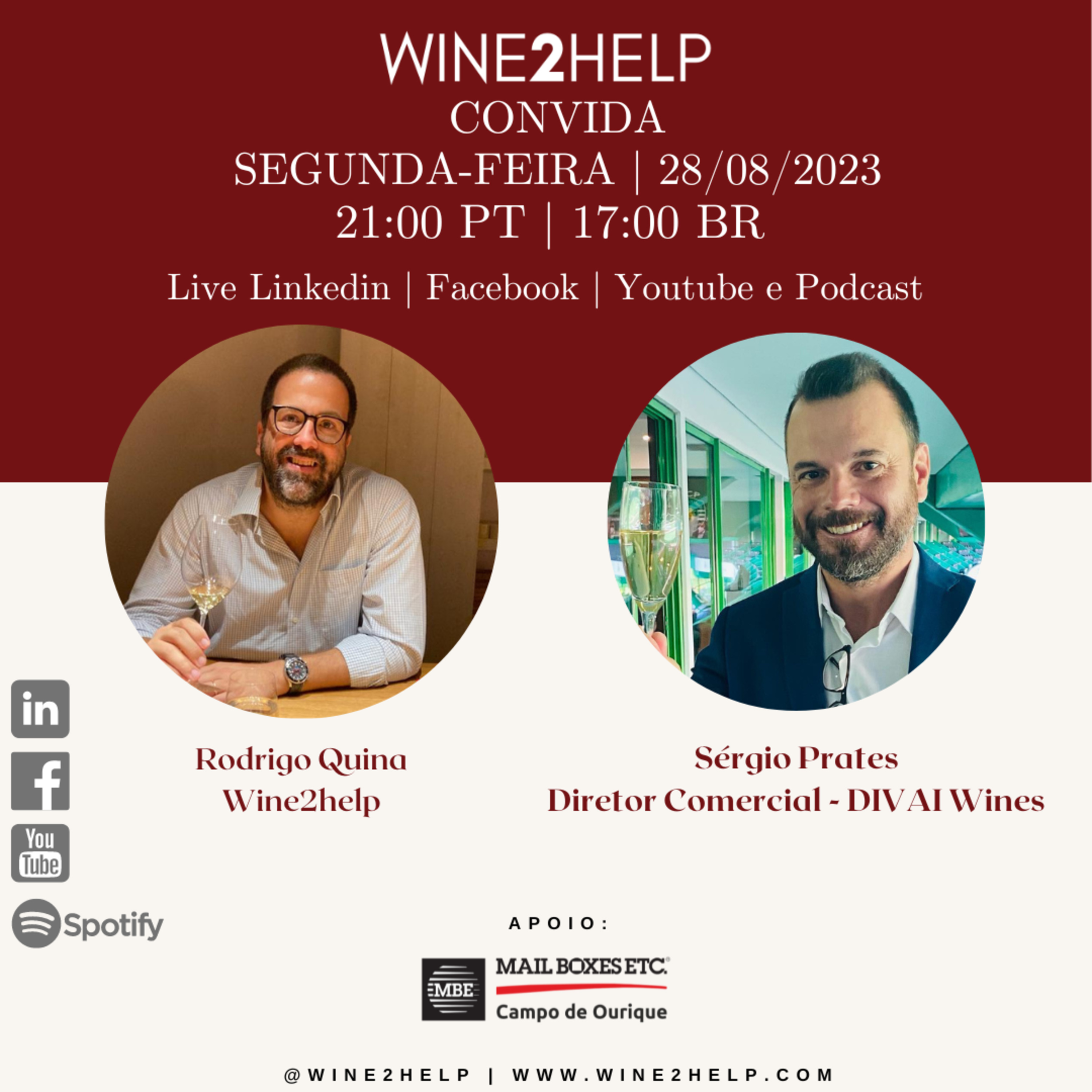 Vinho, Mercado, Vendas e Negócios - Wine2Help - Podcast por Rodrigo Quina