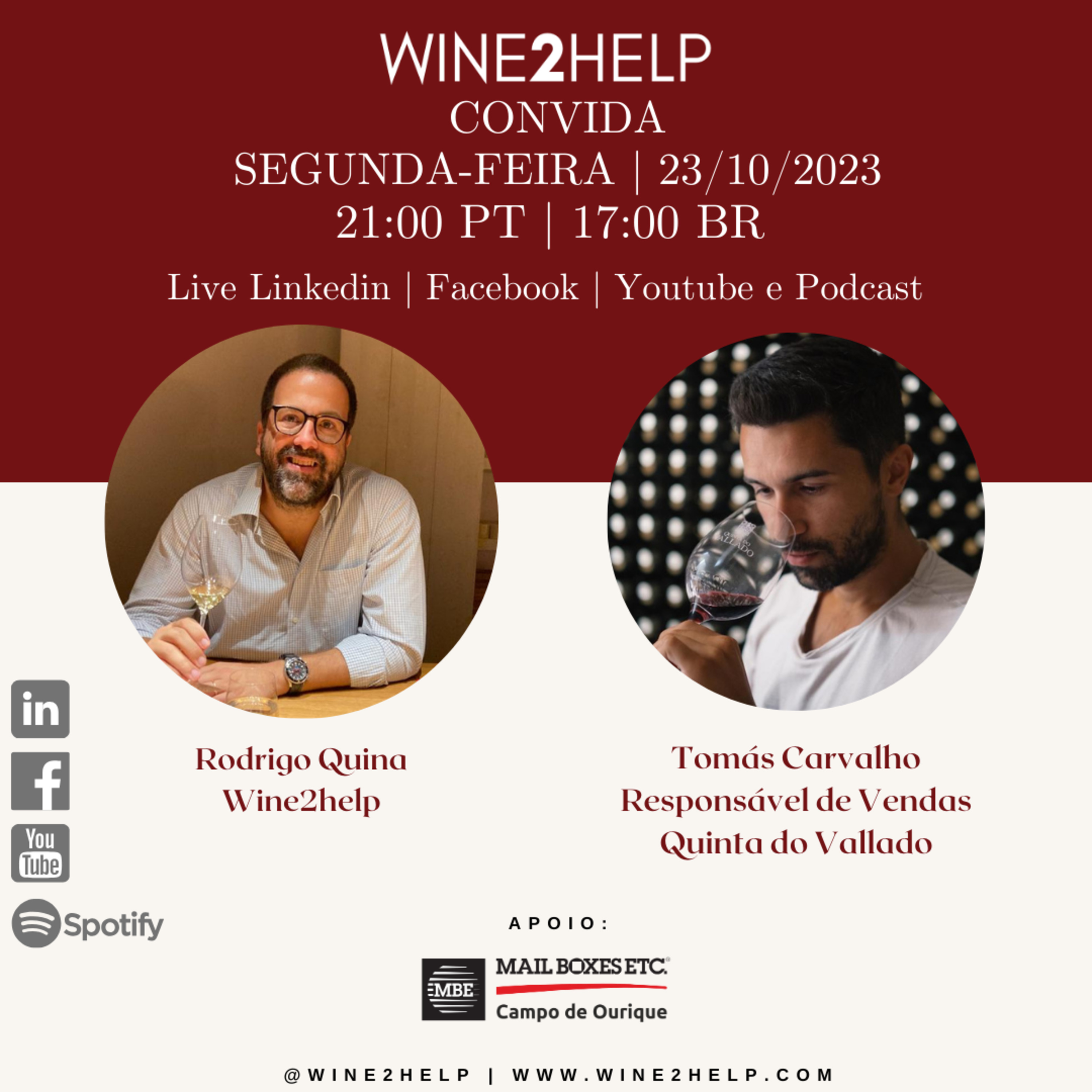 Vinho, Mercado, Vendas e Negócios - Wine2Help - Podcast por Rodrigo Quina