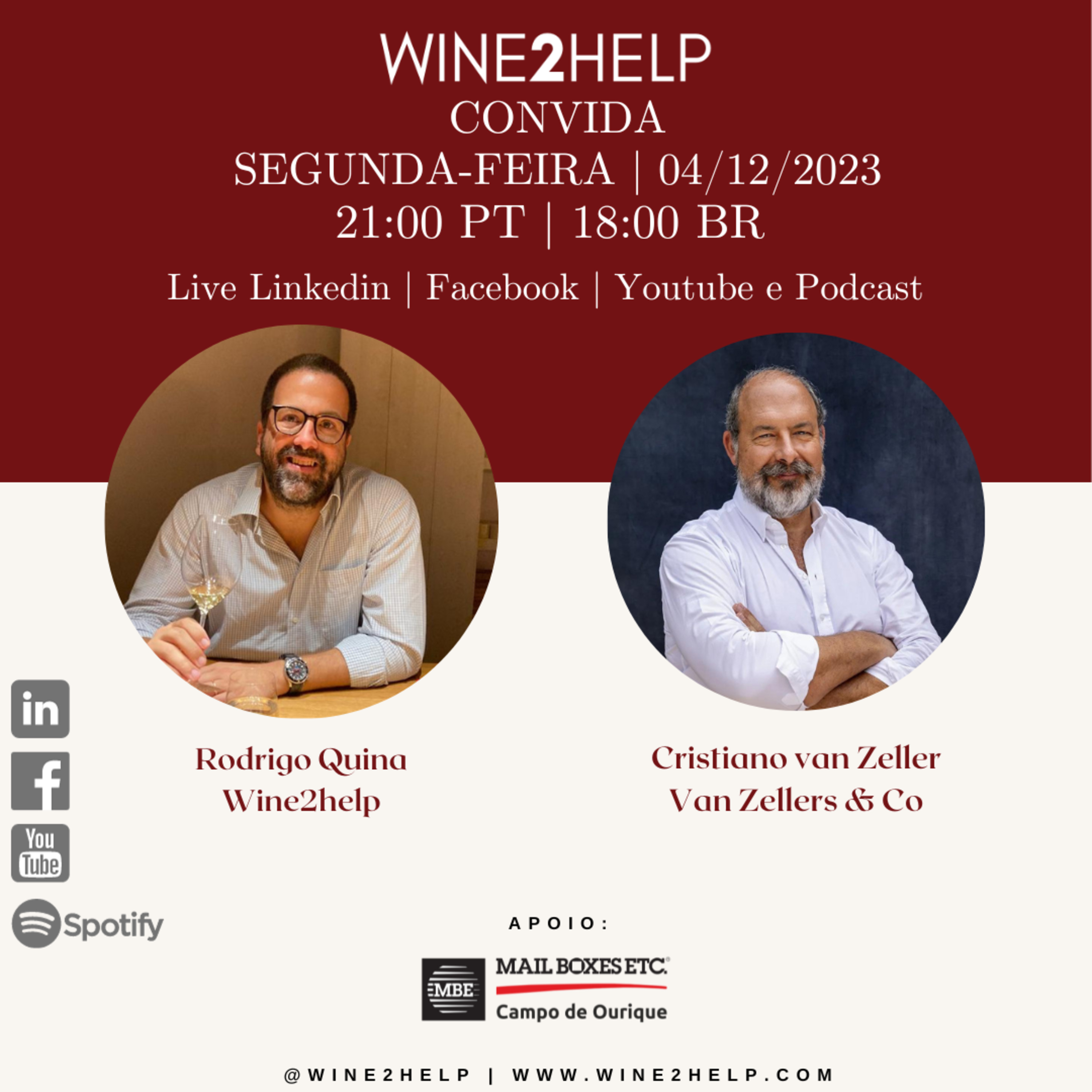 Vinho, Mercado, Vendas e Negócios - Wine2Help - Podcast por Rodrigo Quina