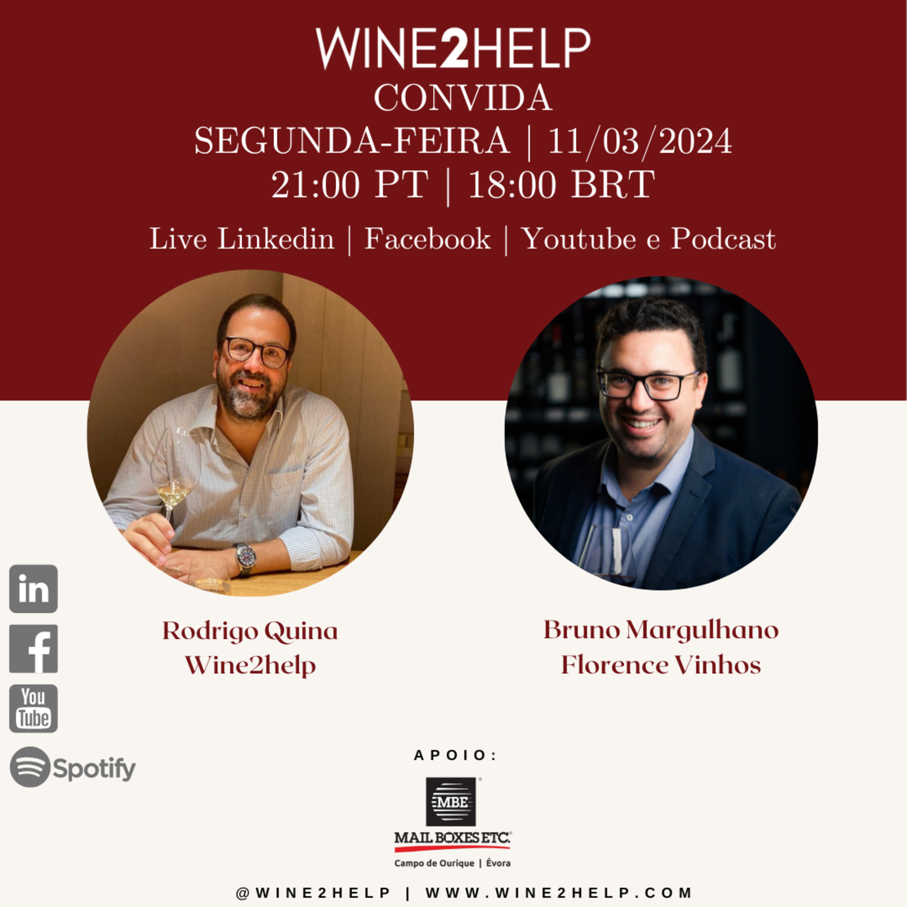 Vinho, Mercado, Vendas e Negócios - Wine2Help - Podcast por Rodrigo Quina