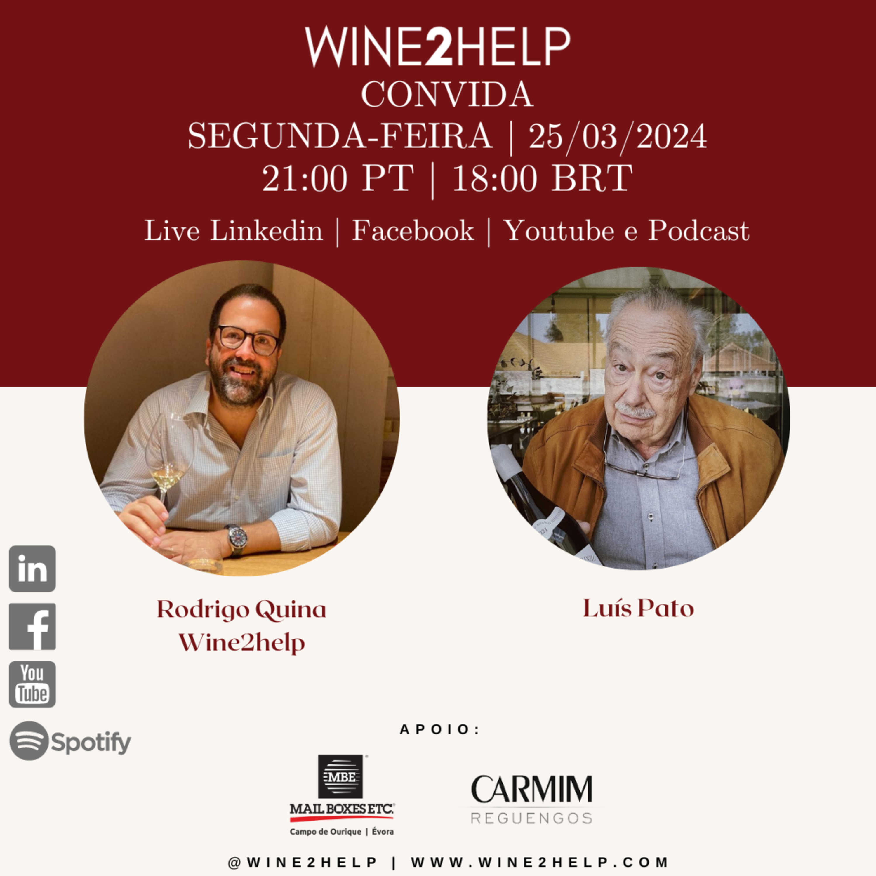 Vinho, Mercado, Vendas e Negócios - Wine2Help - Podcast por Rodrigo Quina