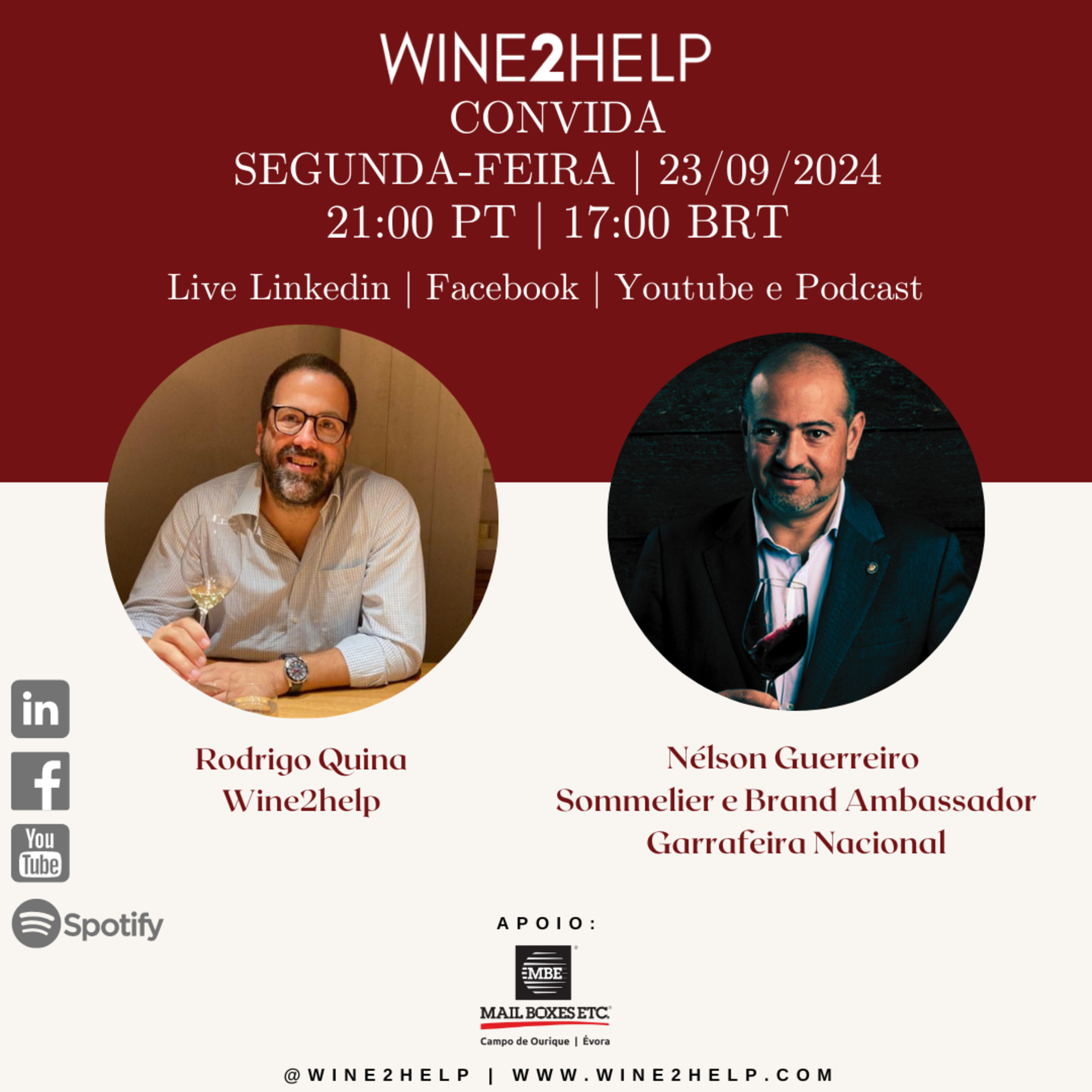 Vinho, Mercado, Vendas e Negócios - Wine2Help - Podcast por Rodrigo Quina