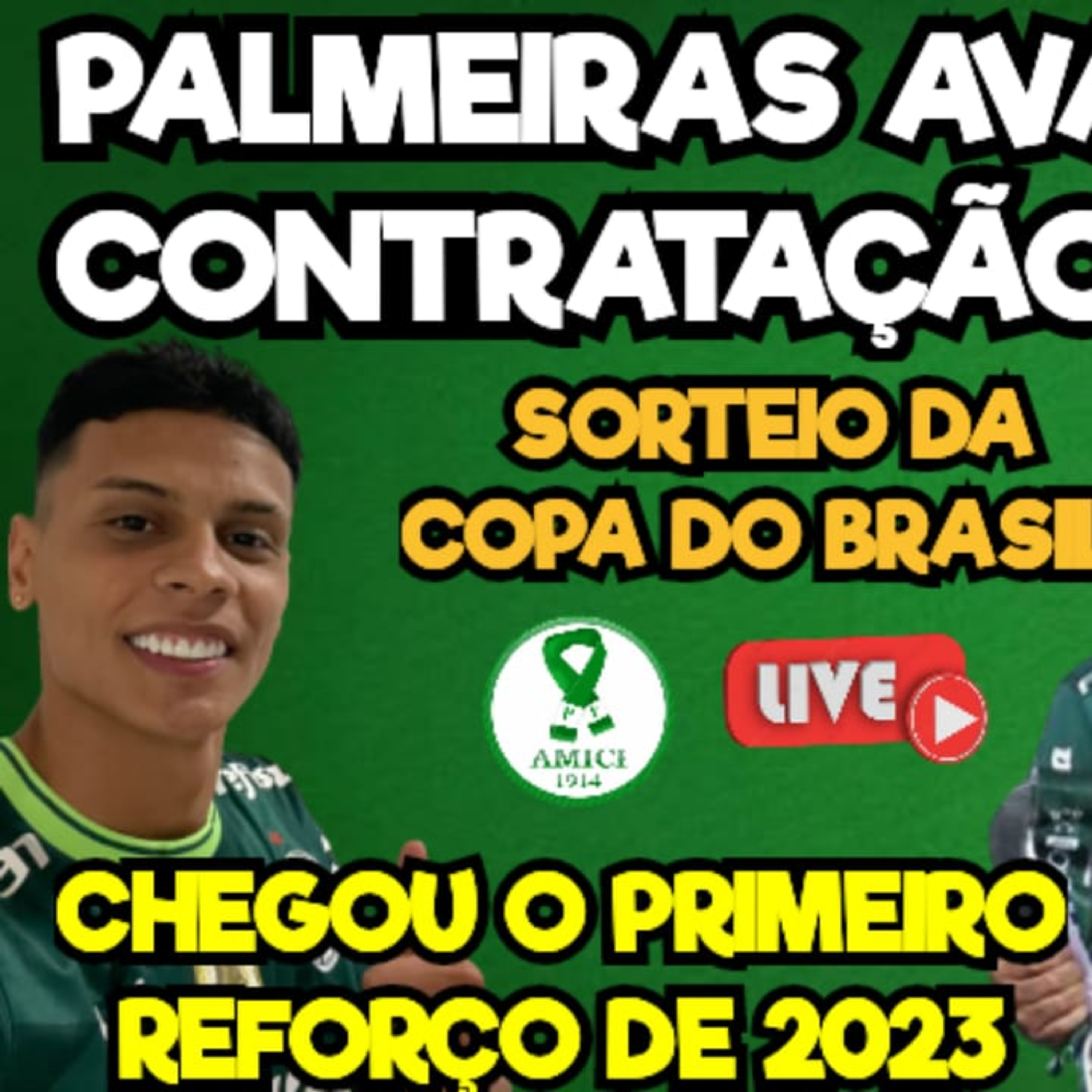 AO VIVO _ PALMEIRAS AVANÇA POR ARTUR _ RICHARD RÍOS ANUNCIADO _ HOJE TEM SORTEIO DA COPA DO BRASIL