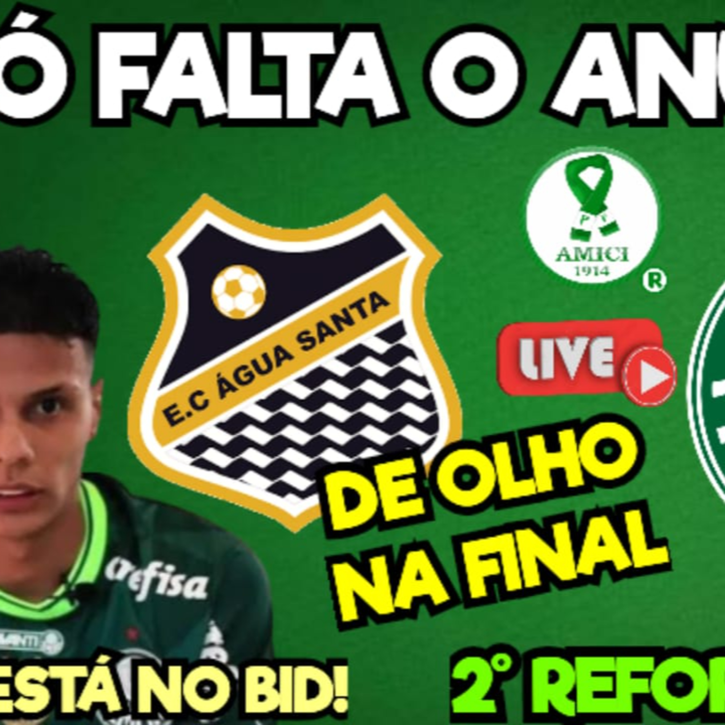 AO VIVO _ CADÊ O ANÚNCIO, PALMEIRAS_ _ O QUE MUDA COM ARTUR_ _ REFORÇO NO BID _ FINAL DO PAULISTÃO