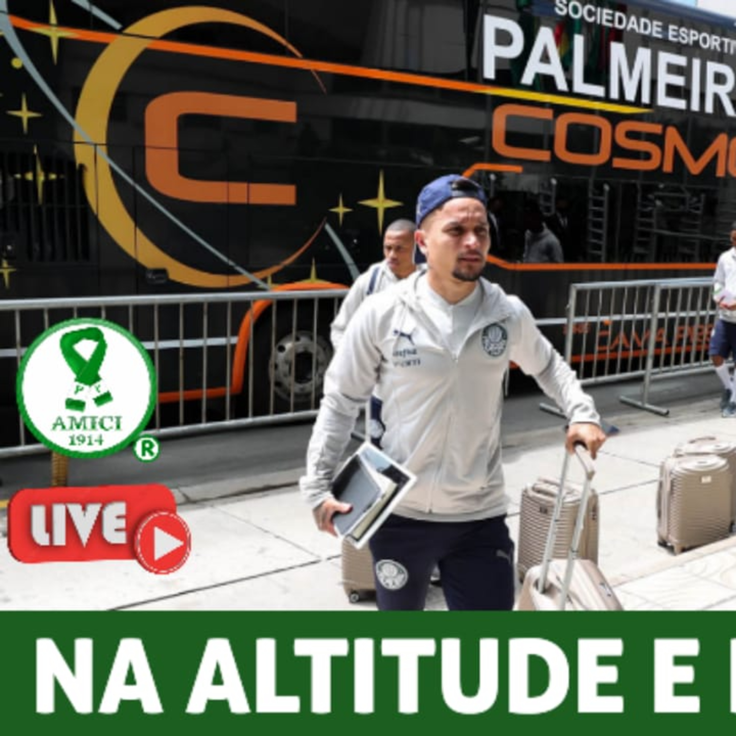 AO VIVO _ PALMEIRAS CHEGA EM LA PAZ COM ELENCO REFORÇADO _ ESTRÉIA NA LIBERTADORES _ FINAL PAULISTÃO