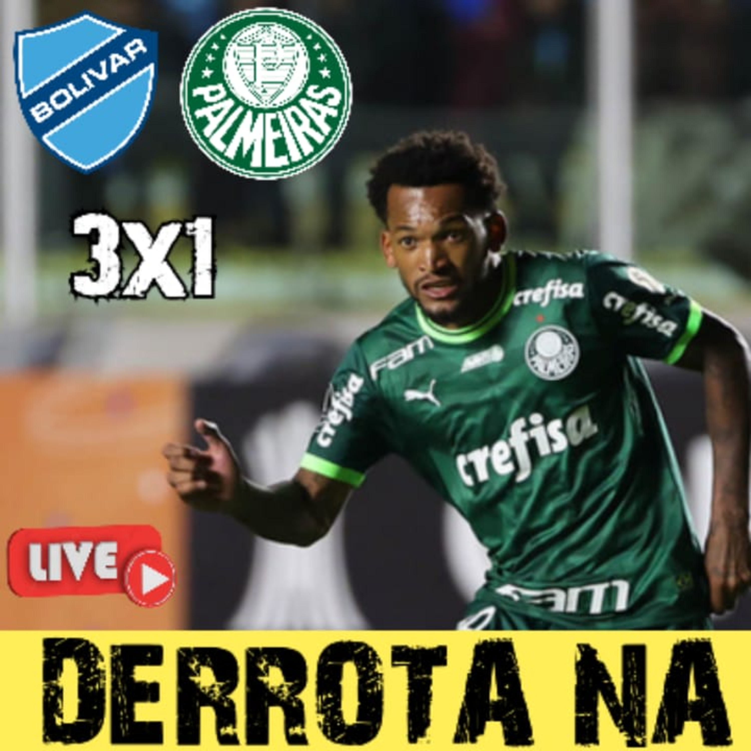 AO VIVO _ VERDÃO ESTRÉIA COM DERROTA NA LIBERTADORES _ BOLÍVAR 3X1 PALMEIRAS _ ANÁLISE DO JOGO