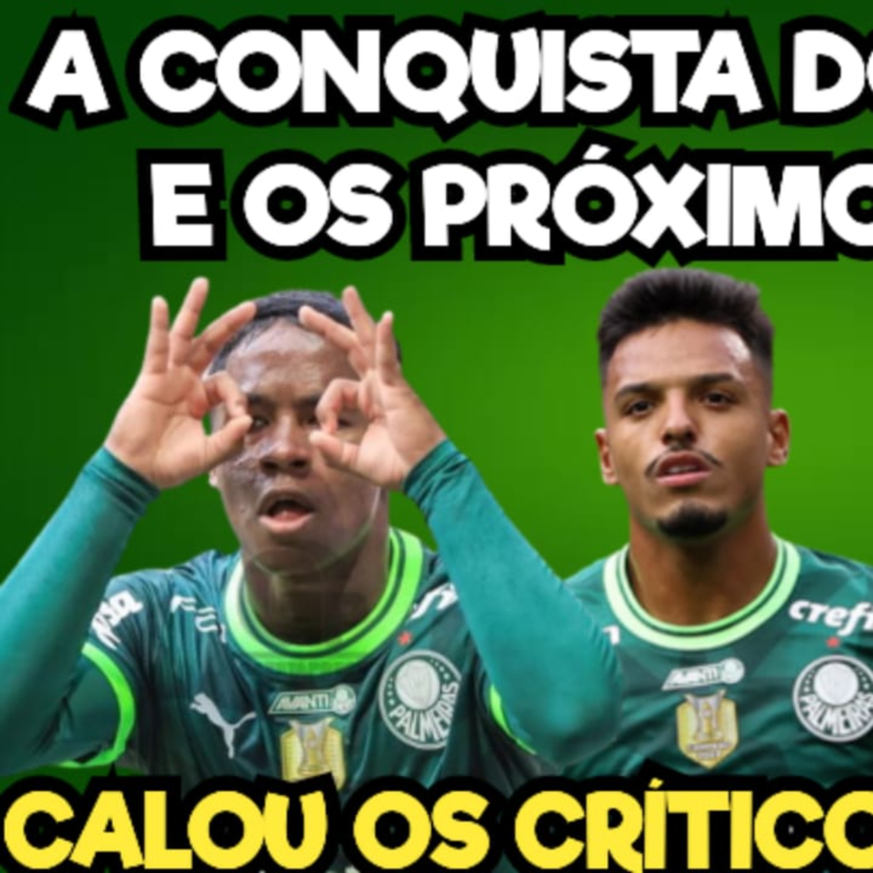 AO VIVO _ OS DESTAQUES DO TÍTULO DO PALMEIRAS _ ENDRICK RESPONDE JORNALISTA _ A VOLTA DE MENINO