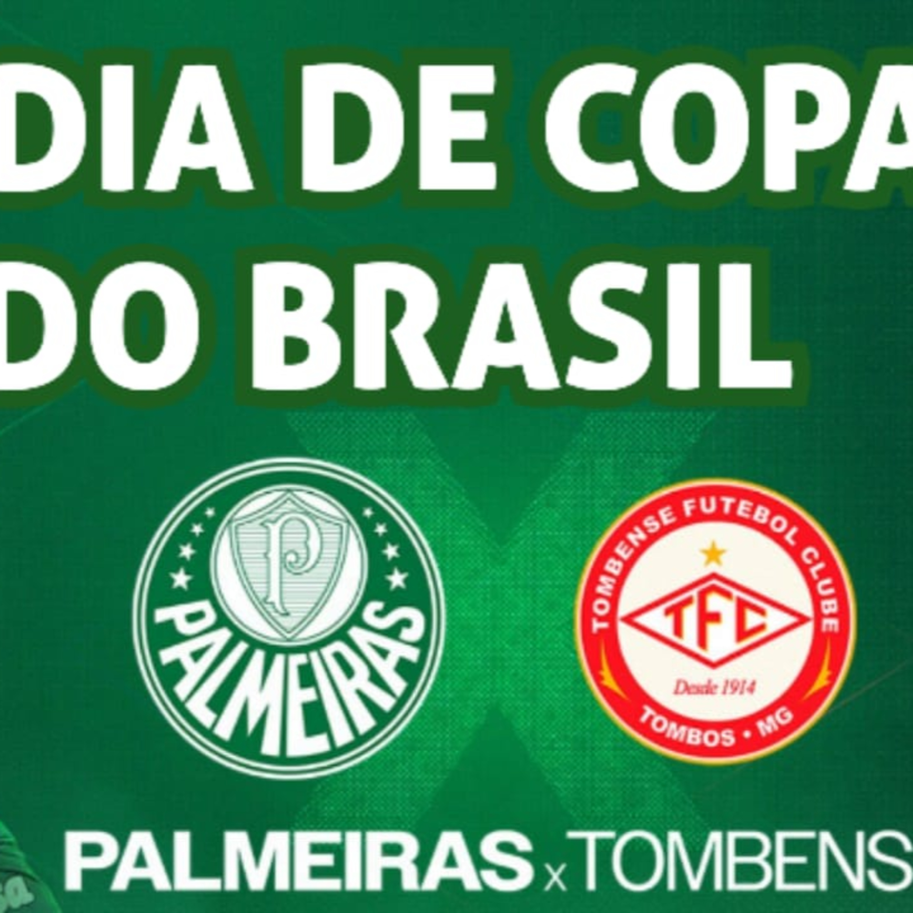 AO VIVO _ É DIA DE PALMEIRAS X TOMBENSE NA COPA DO BRASIL _ PROVÁVEL ESCALAÇÃO