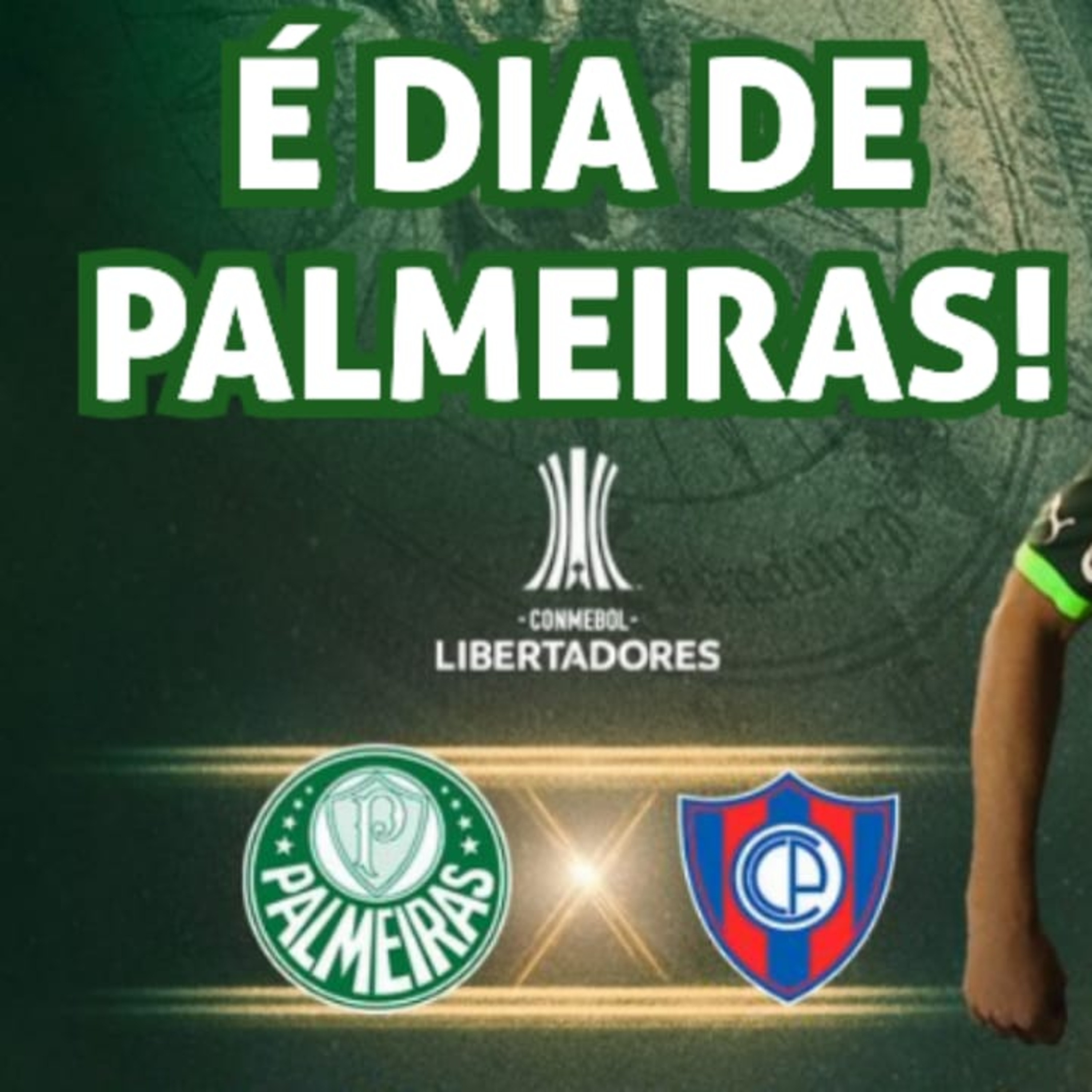 HOJE É DIA DE PALMEIRAS x CERRO PORTEÑO NA LIBERTADORES _ PROVÁVEIS ESCALAÇÕES _ RODADA LIBERTADORES