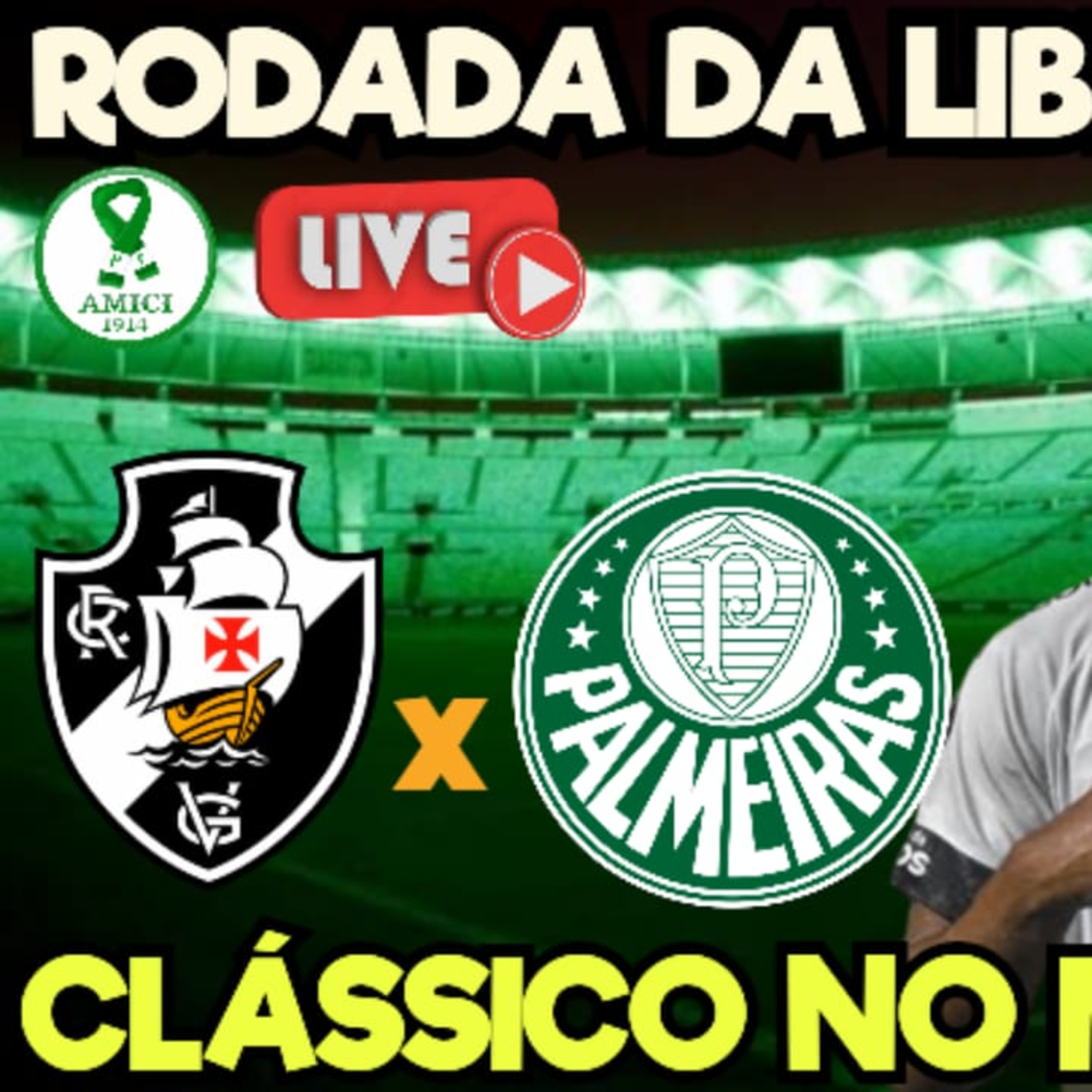 AO VIVO | PALMEIRAS ENFRENTA O VASCO NO MARACANÃ | RODADA DA LIBERTADORES | GRUPO EQUILIBRADO