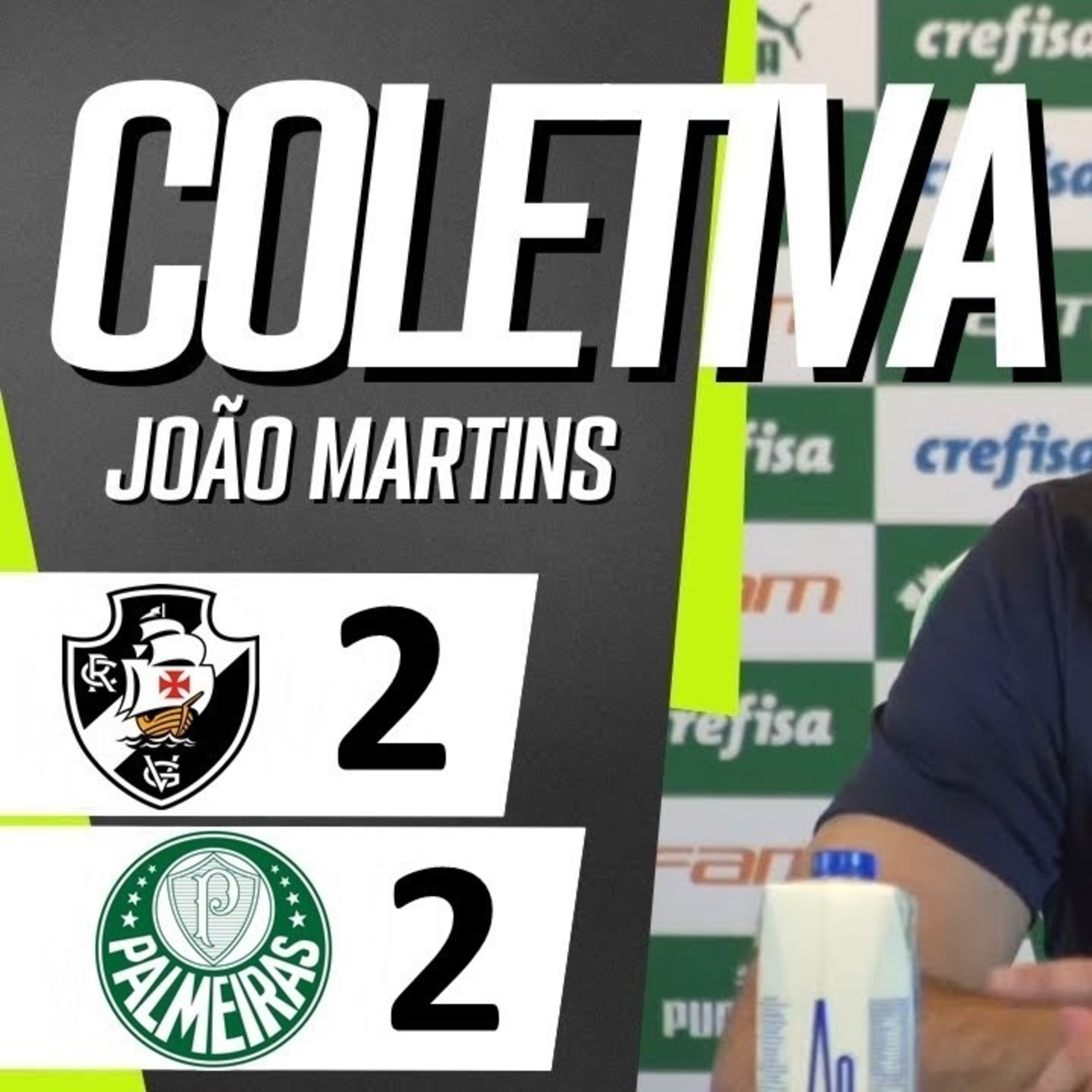 COLETIVA _ PÓS-JOGO _ VASCO x PALMEIRAS _ BRASILEIRÃO 2023 _ AO VIVO