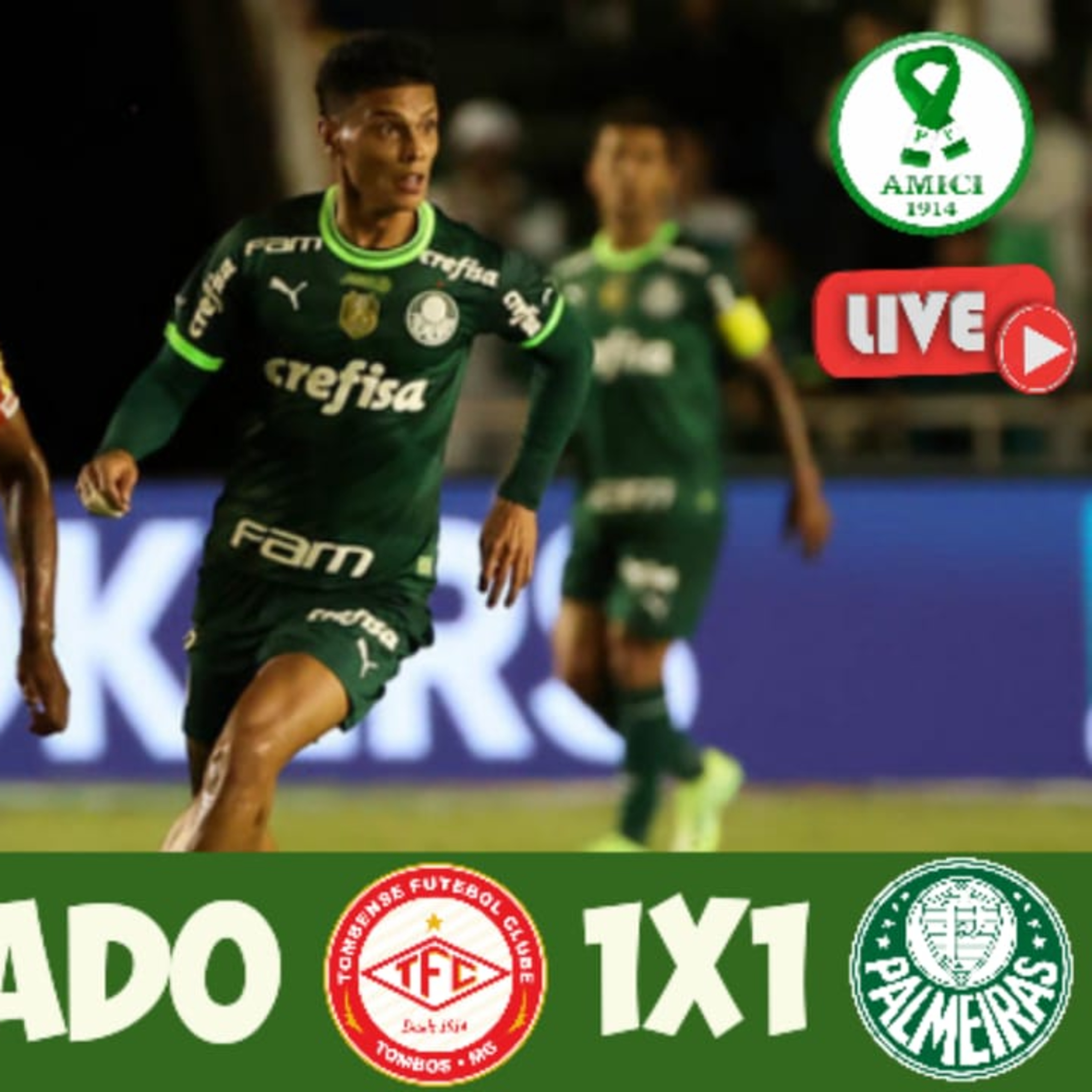 AO VIVO _ PALMEIRAS EMPATA COM A TOMBENSE E SE CLASSIFICA NA COPA DO BRASIL _ AGORA É DERBY episode artwork