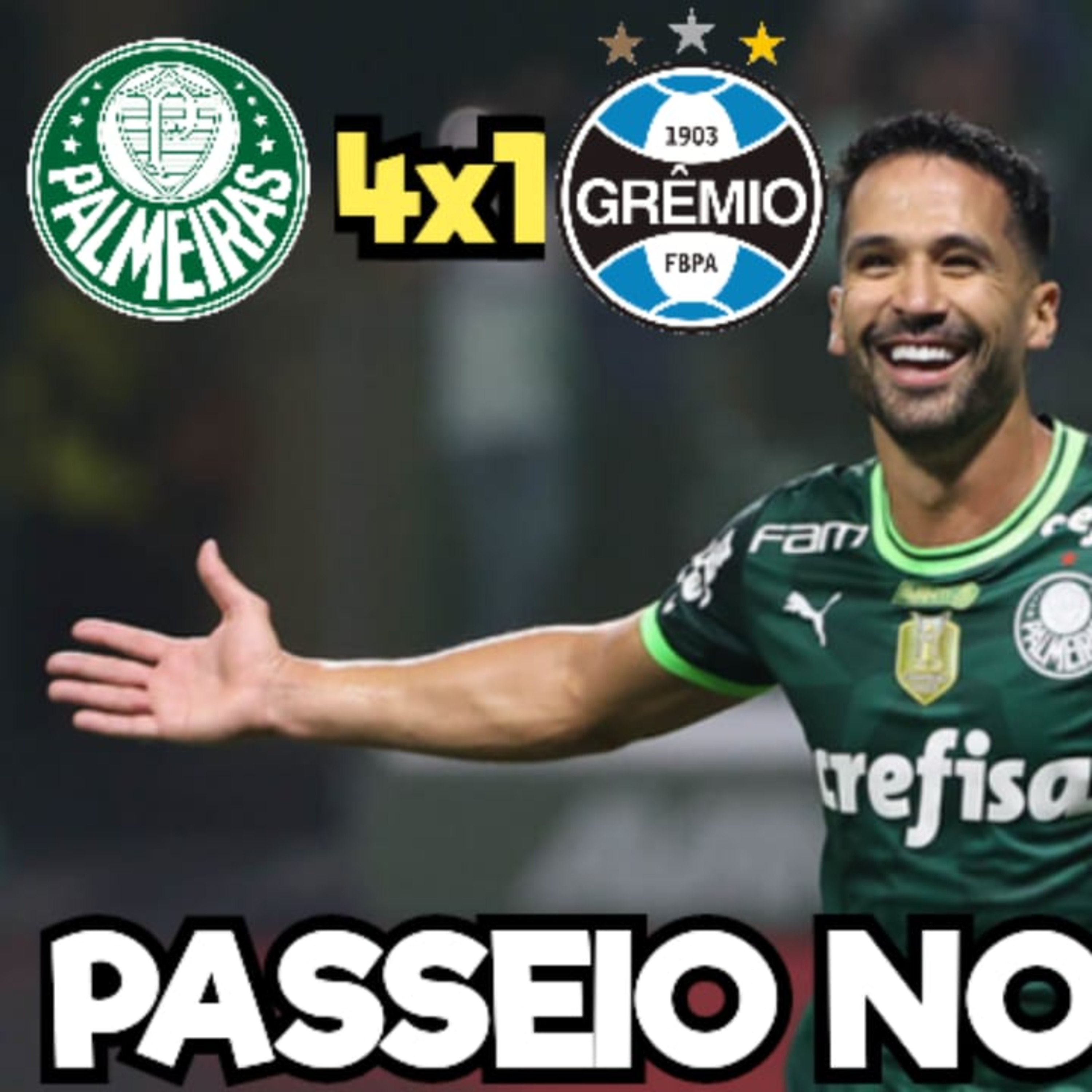 AO VIVO _ PALMEIRAS AMASSA O GRÊMIO E ASSUME A LIDERANÇA DO BRASILEIRÃO _ ANÁLISE DA GOLEADA