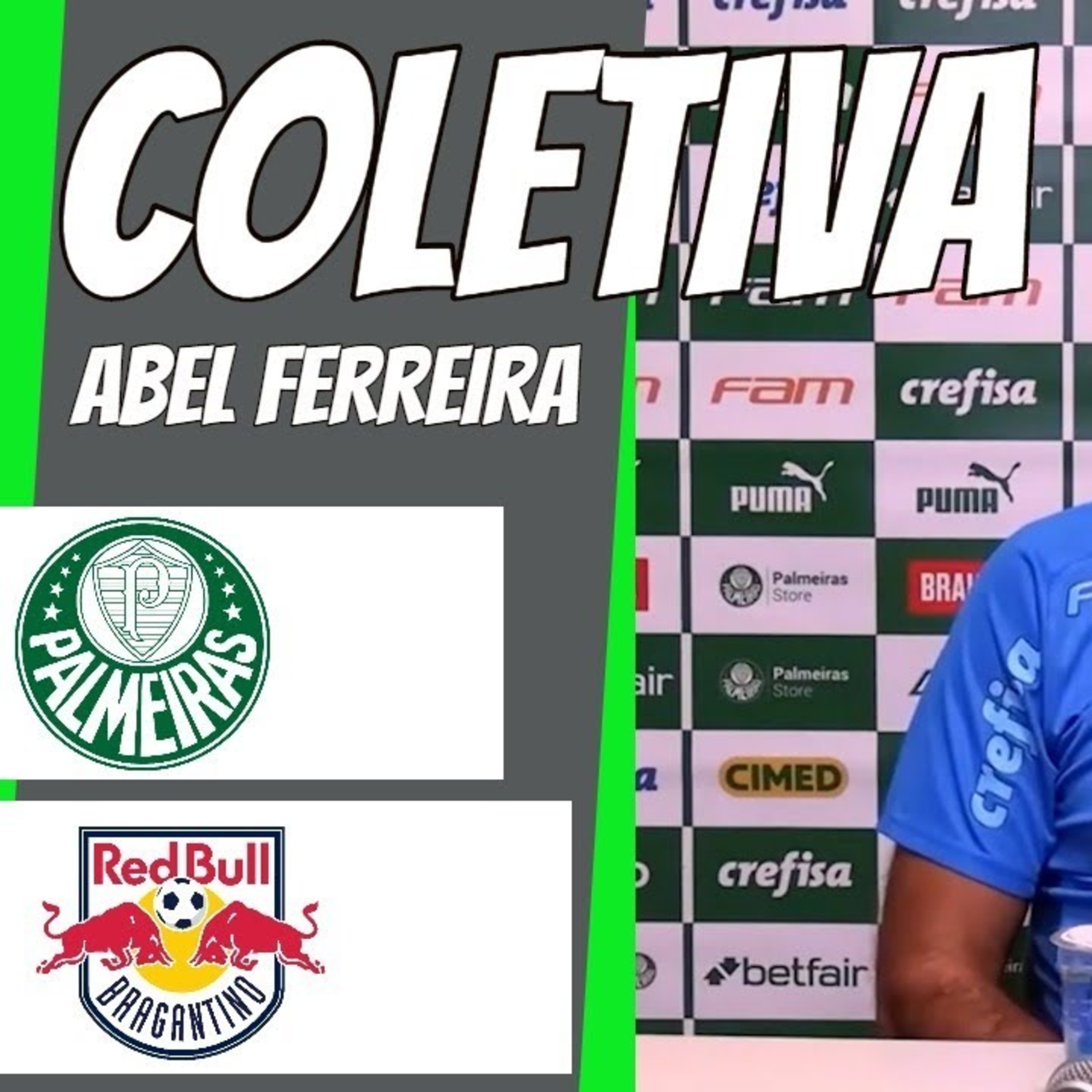 COLETIVA ABEL FERREIRA | PALMEIRAS 1 X 1 RED BULL BRAGANTINO | BRASILEIRÃO 2023