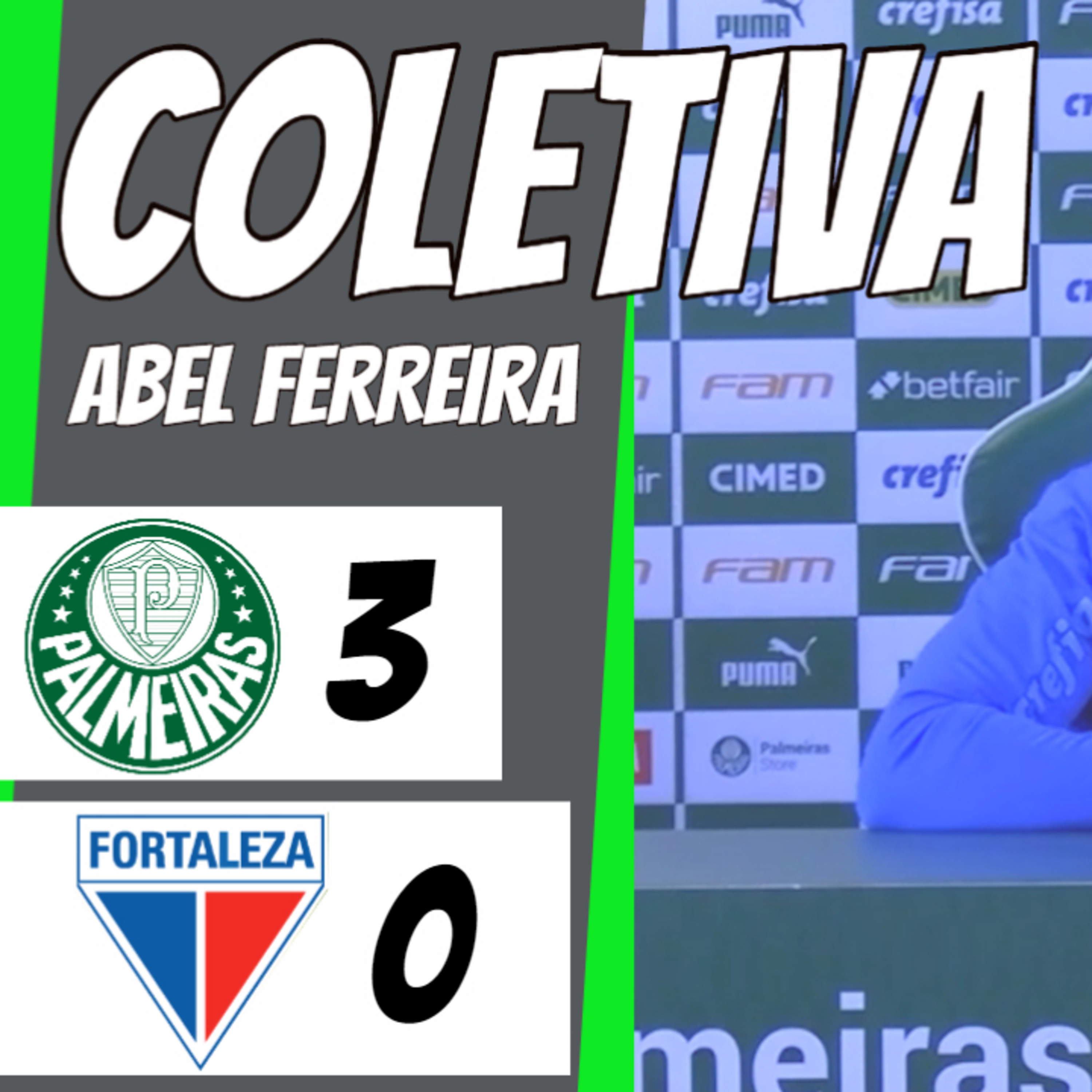 COLETIVA ABEL FERREIRA _ PÓS-JOGO _ PALMEIRAS x FORTALEZA _ COPA DO BRASIL 2023 _ AO VIVO