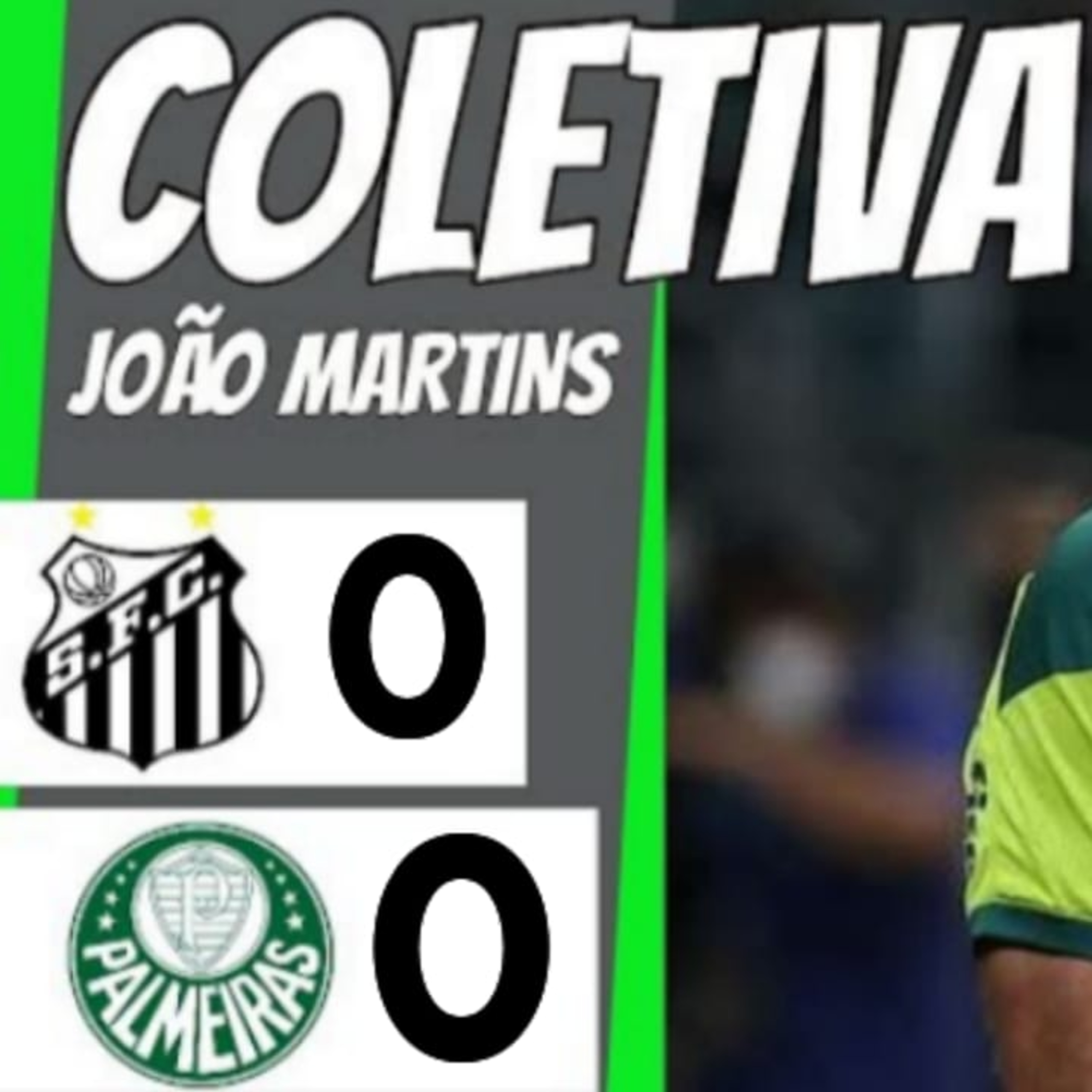 COLETIVA JOÃO MARTINS _ SANTOS x PALMEIRAS _ BRASILEIRÃO 2023 _ AO VIVO