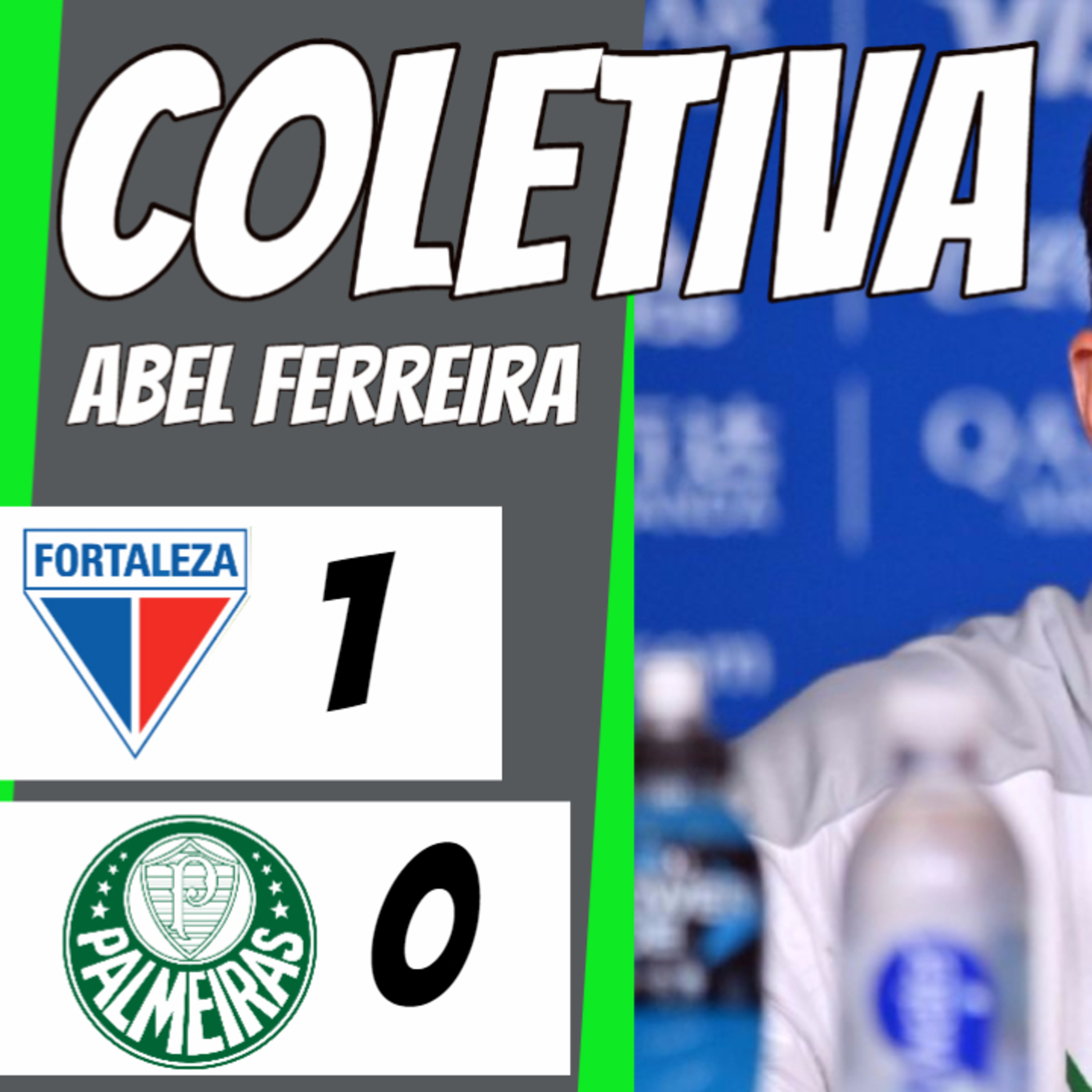 COLETIVA ABEL FERREIRA _ FORTALEZA 1 x 0 PALMEIRAS _ COPA DO BRASIL 2023 _ AO VIVO