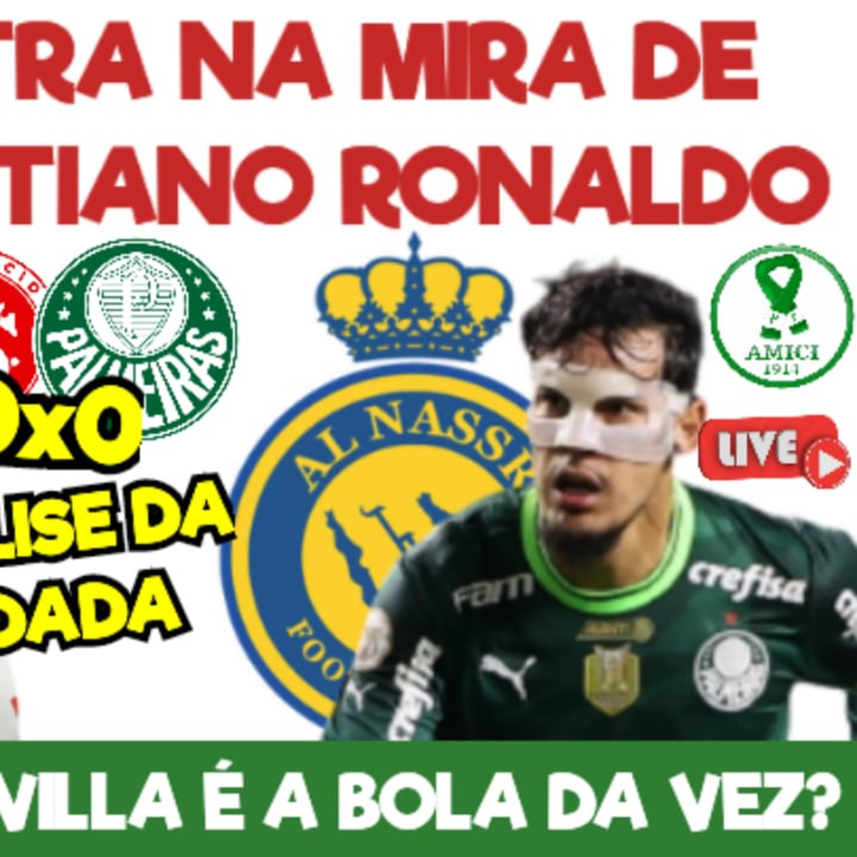 GÓMEZ NA MIRA DO AL NASSR DO CR7 _ FERNANDO DO SEVILLA INTERESSA AO VERDÃO _ INTER 0 X 0 PALMEIRAS