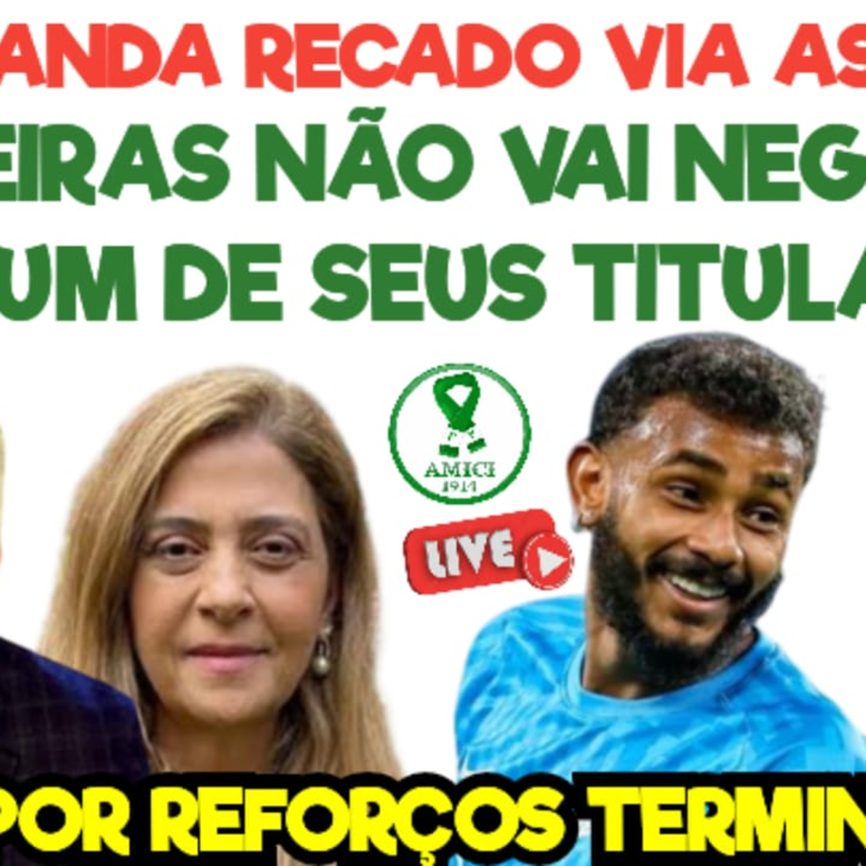 LEILA MANDA RECADO VIA OLIVERIO _ PRAZO DA JANELA DE TRANSFERÊNCIAS PERTO DO FIM E O PALMEIRAS... episode artwork