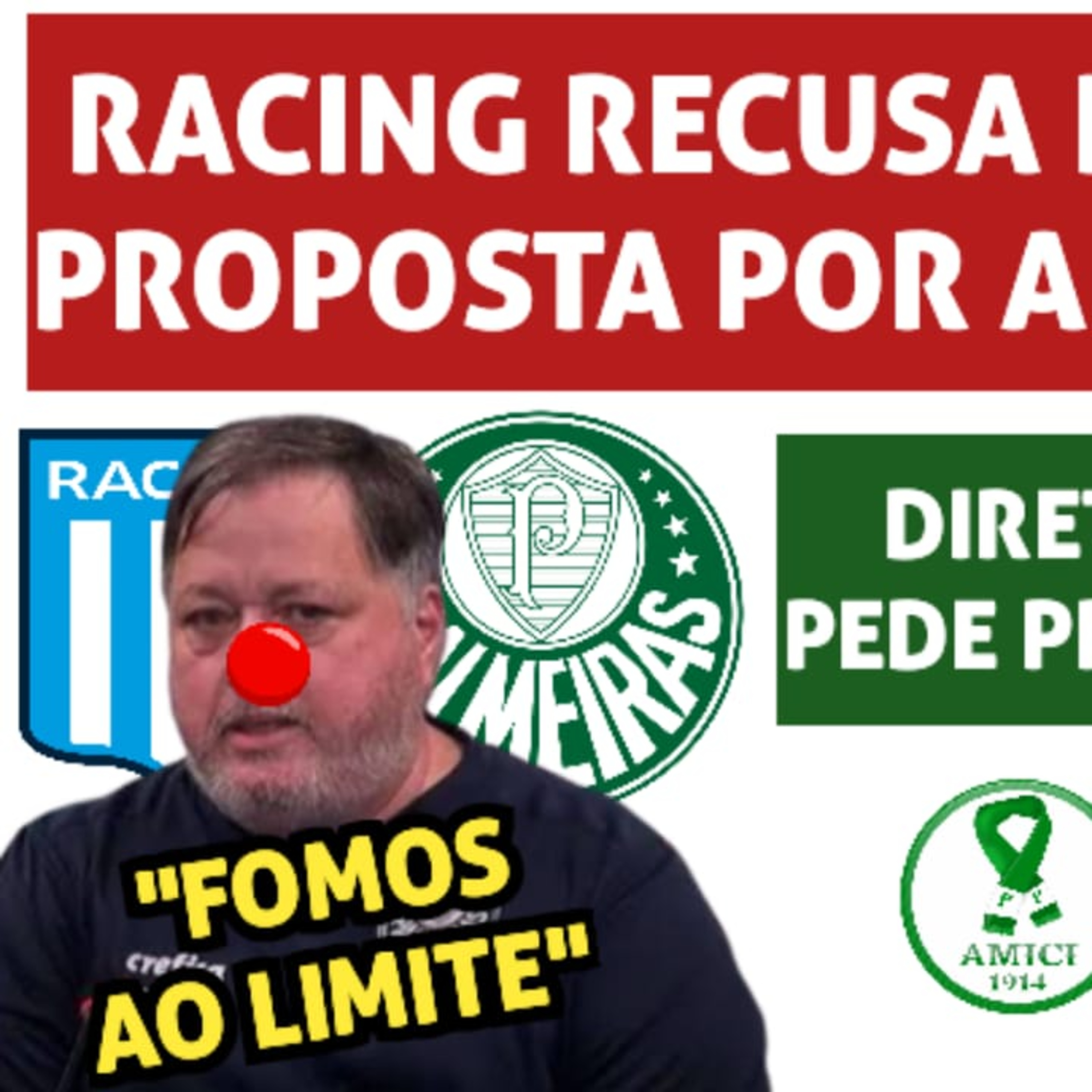 PALMEIRAS PASSA VERGONHA COM ESSA DIRETORIA _ RACING RECUSA NOVA PROPOSTA POR ANÍBAL MORENO